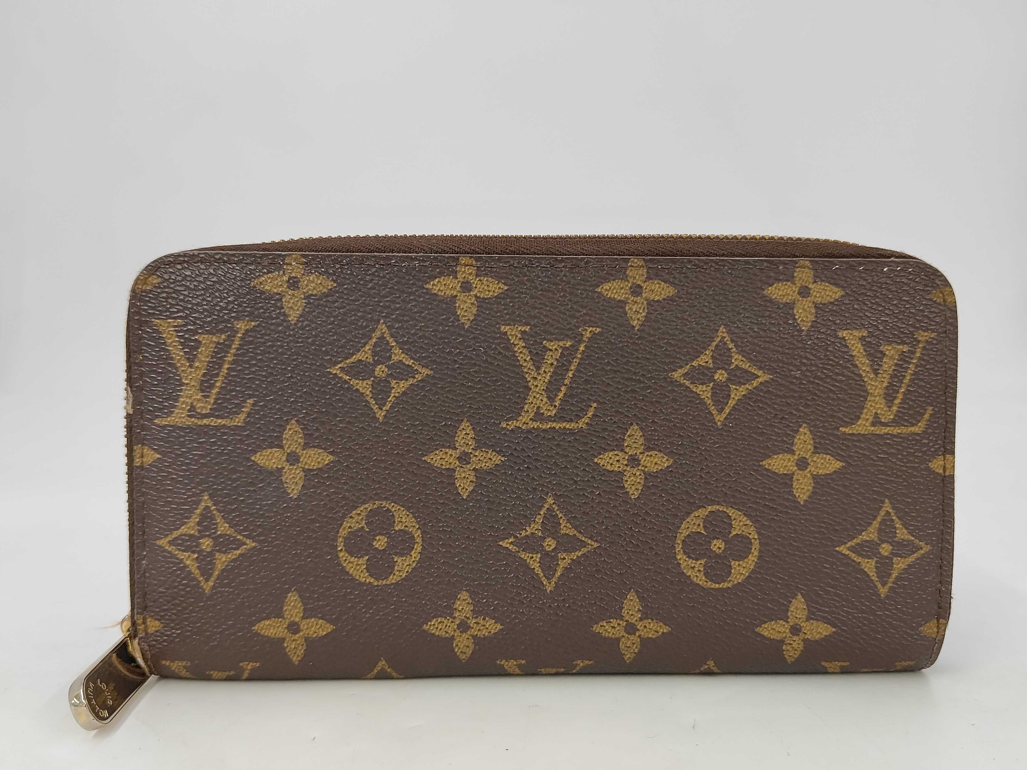 Monogram Louis Vuitton Monogram Zippy Wallet GI1165 Wallet