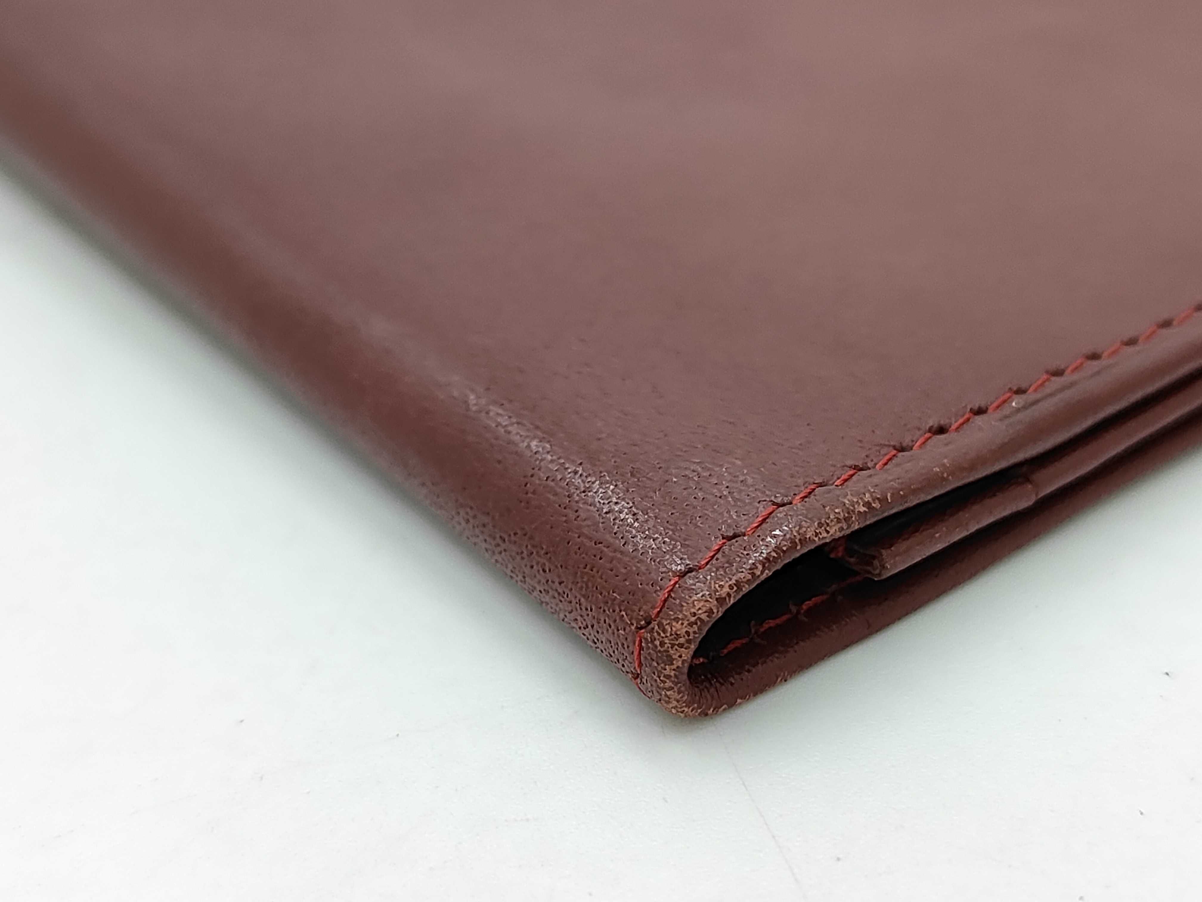 Must wallet, leather, Bordeaux color. — view 3