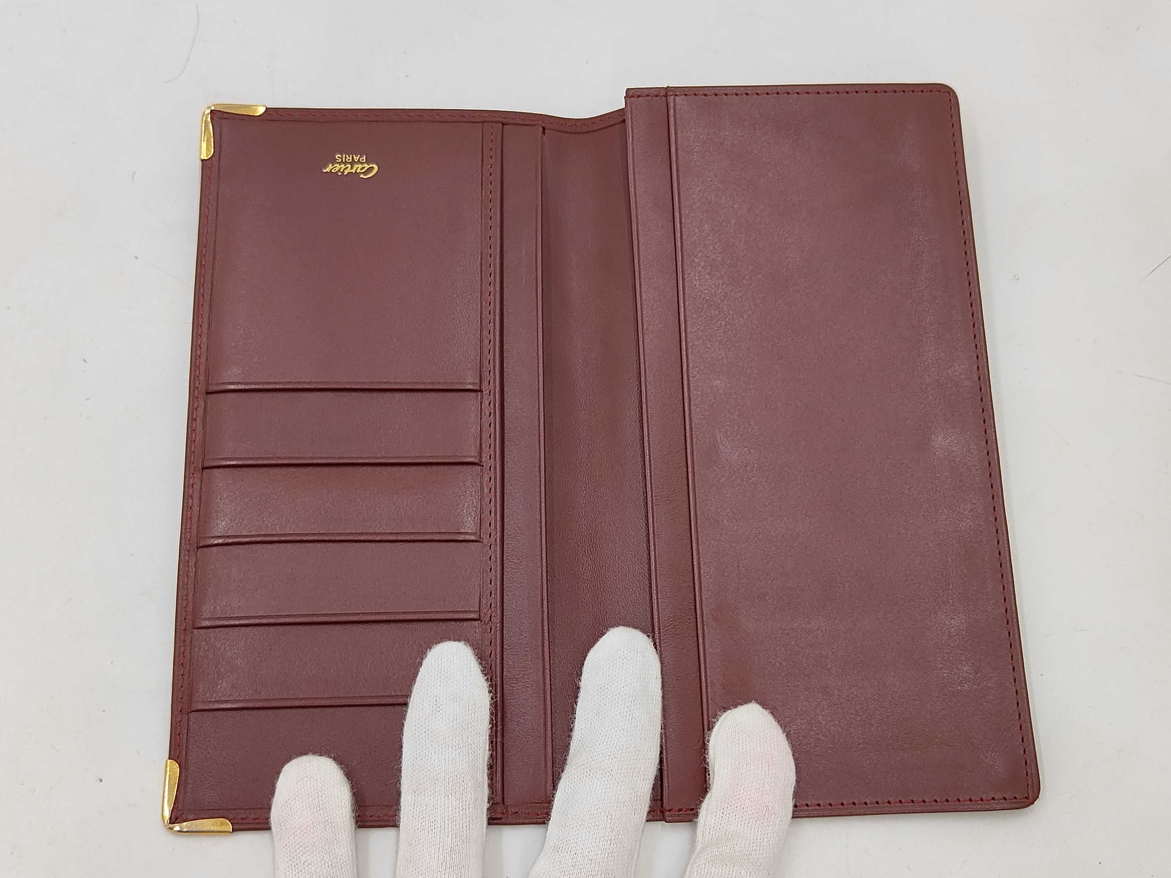 Must wallet, leather, Bordeaux color. — view 4