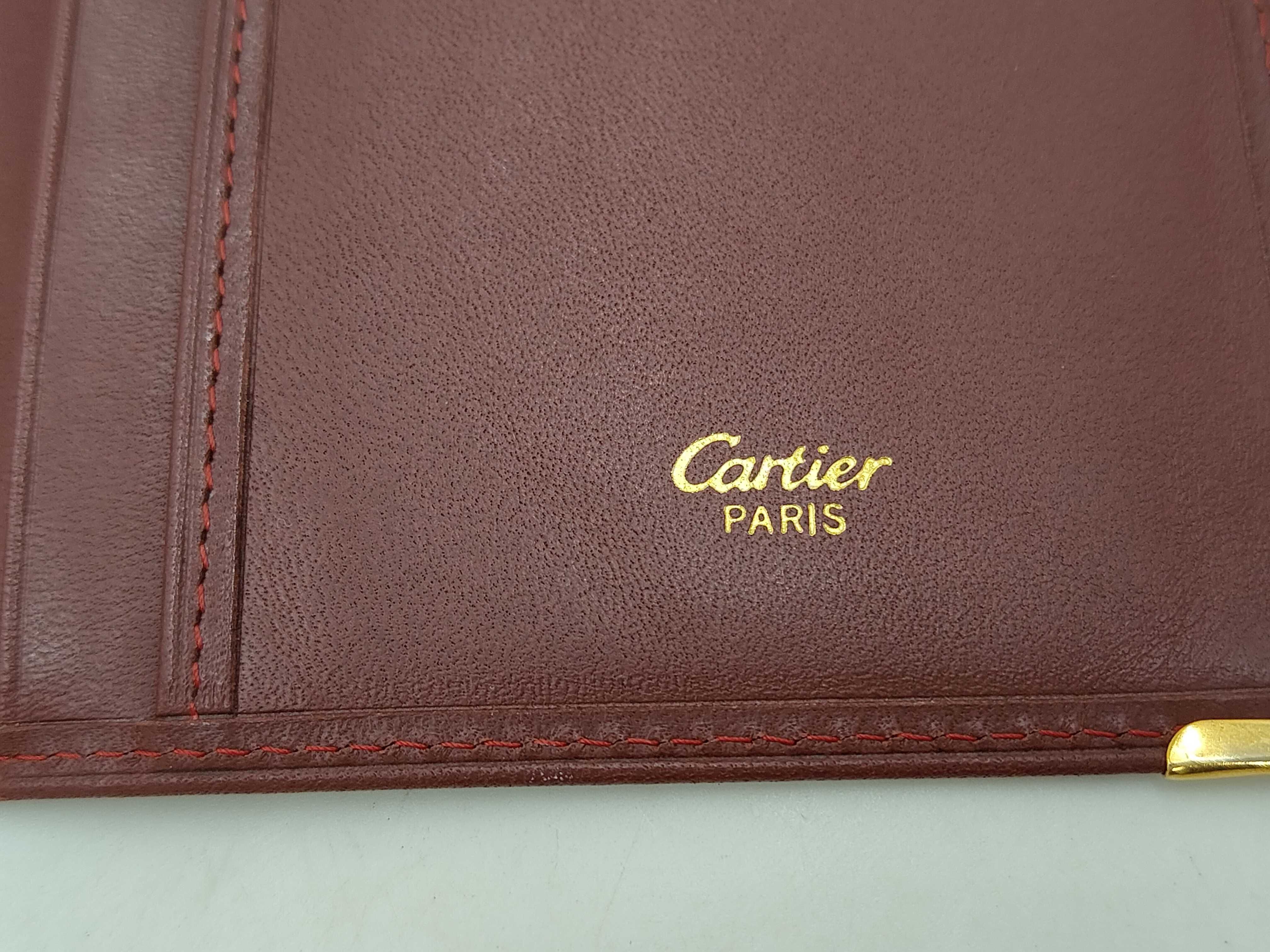 Must wallet, leather, Bordeaux color. — view 6