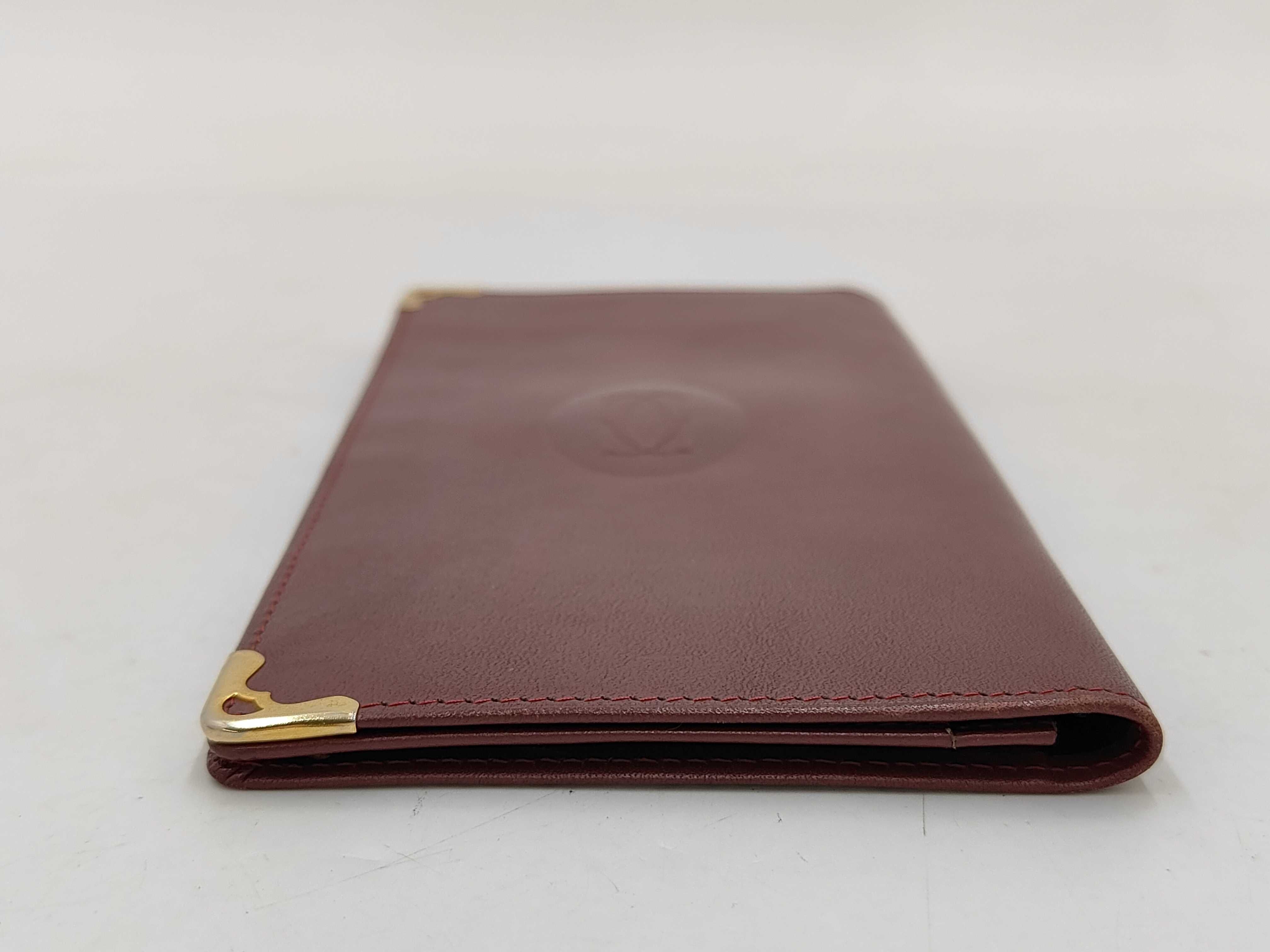 Must wallet, leather, Bordeaux color. — view 8