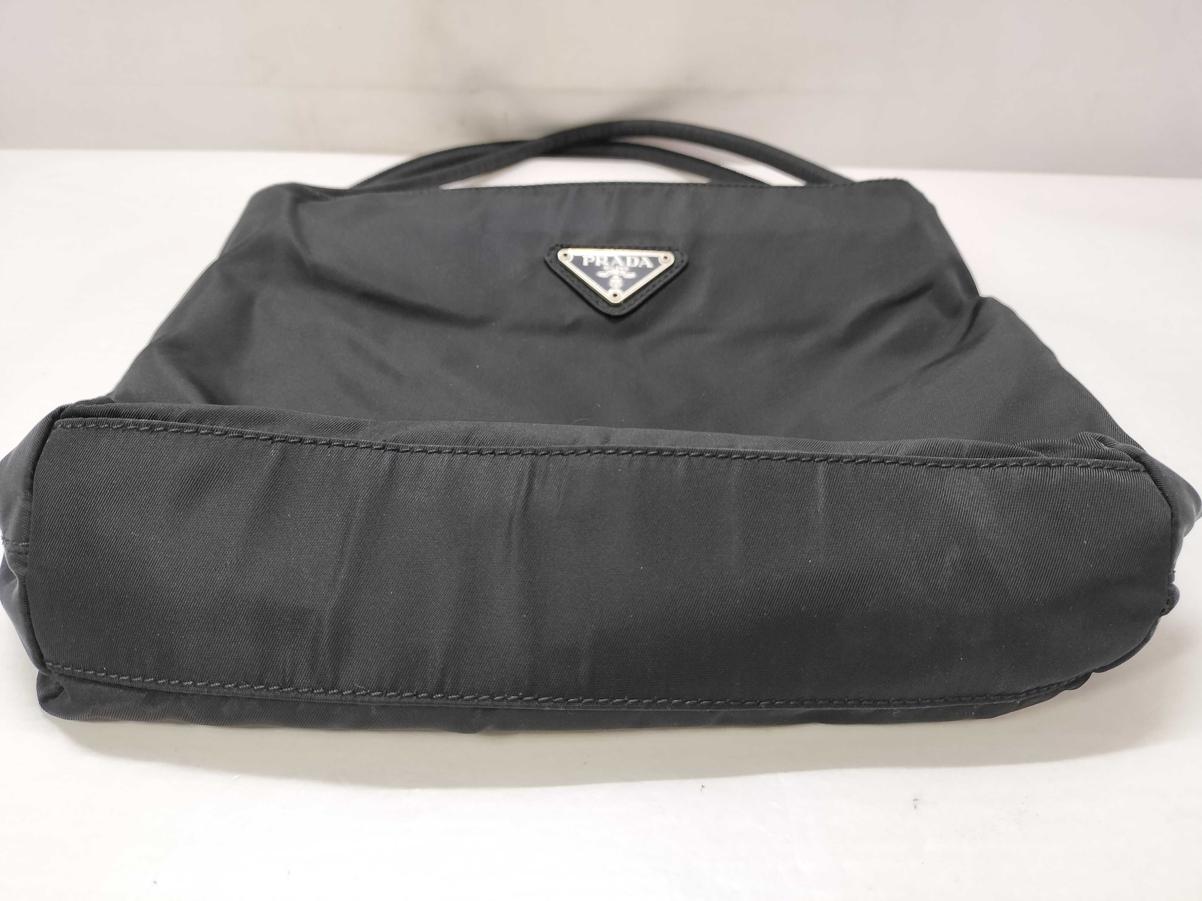 nylon handbag, black handbag. — view 13