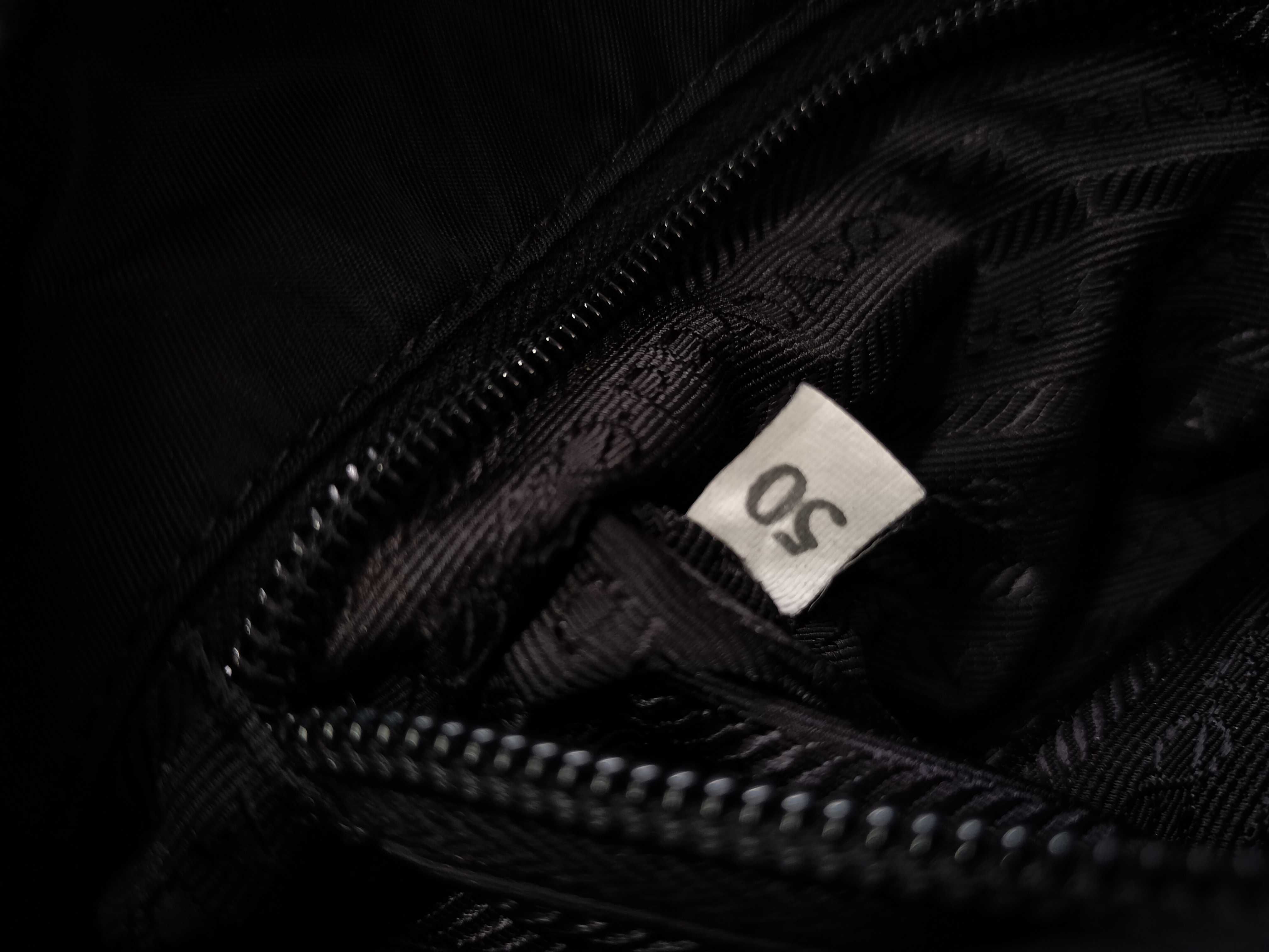 nylon handbag, black handbag. — view 9