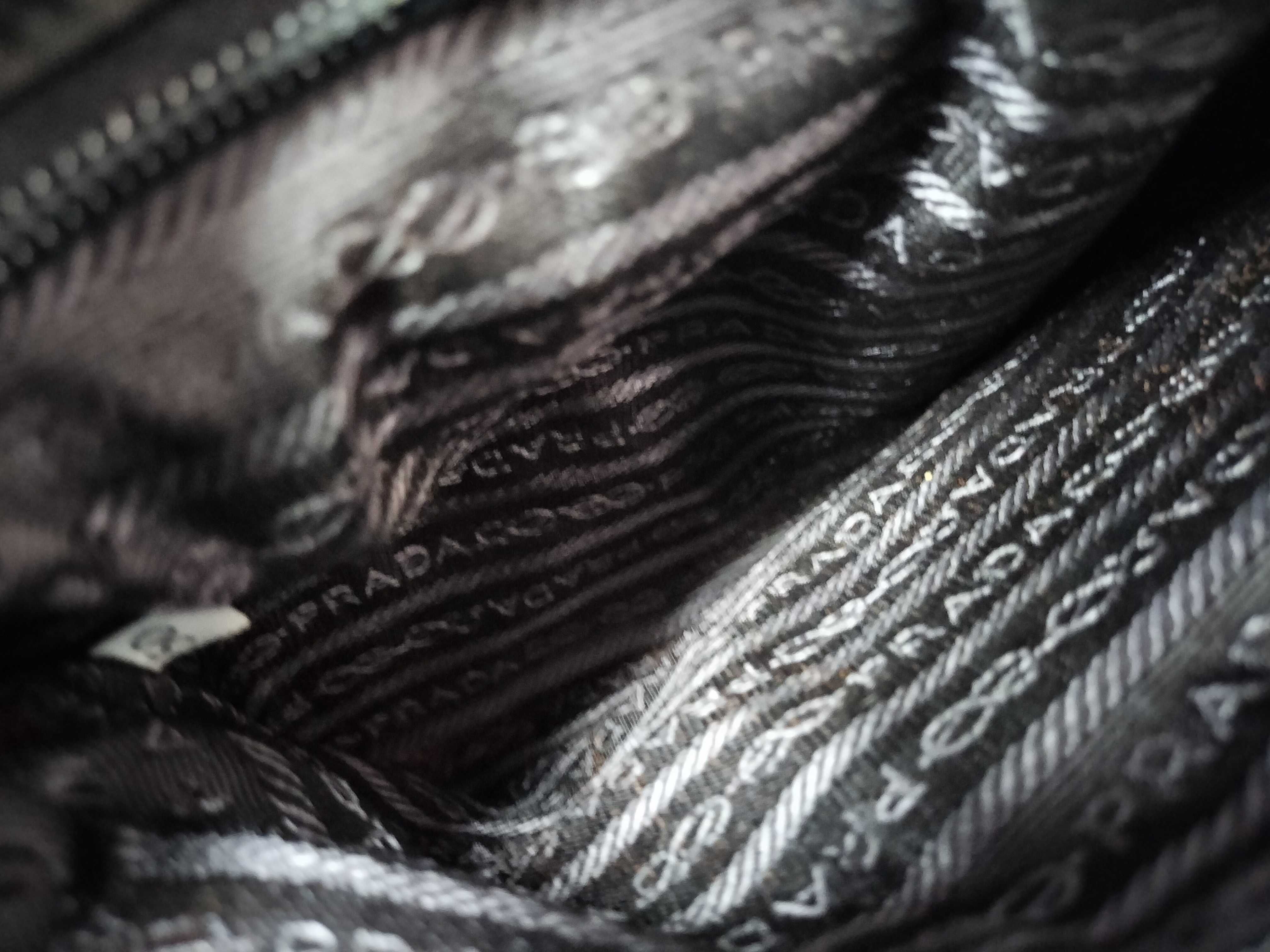 nylon handbag, black handbag. — view 10