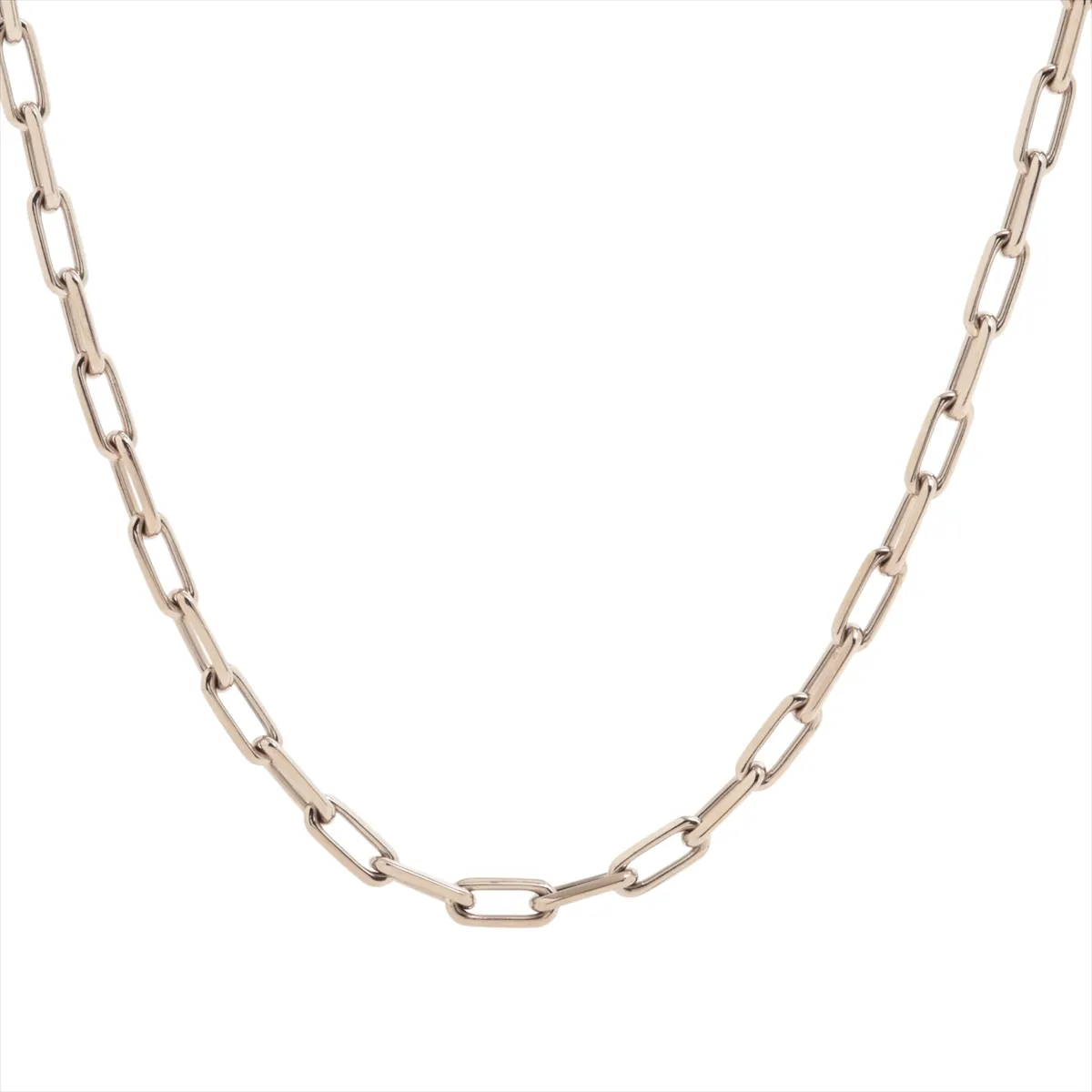 Santos de Cartier Necklace 750 (WG) 55.3g GZ2181 (Dents)