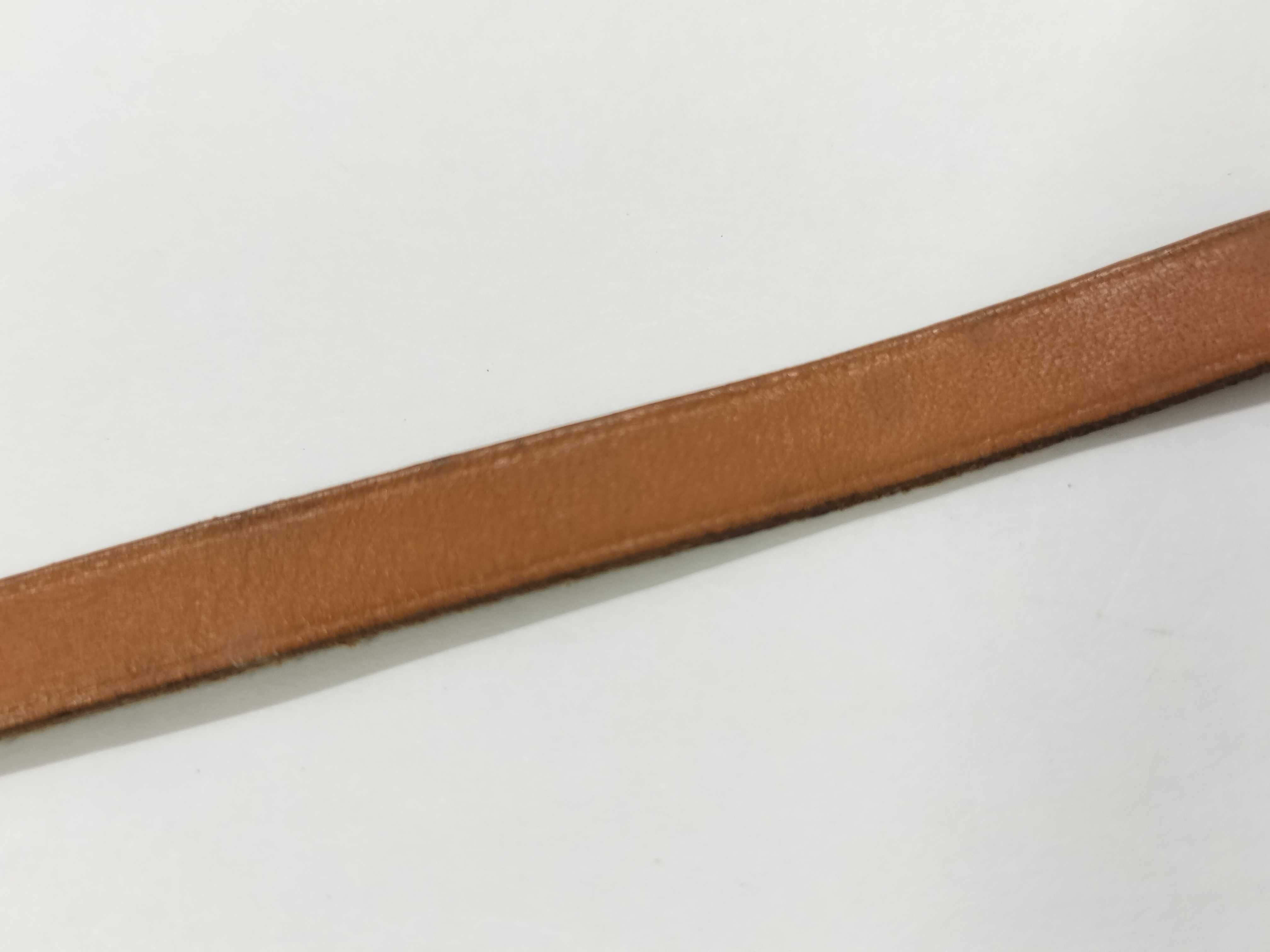 Api Leather Brown Silver Bracelet Choker Necklace — view 10