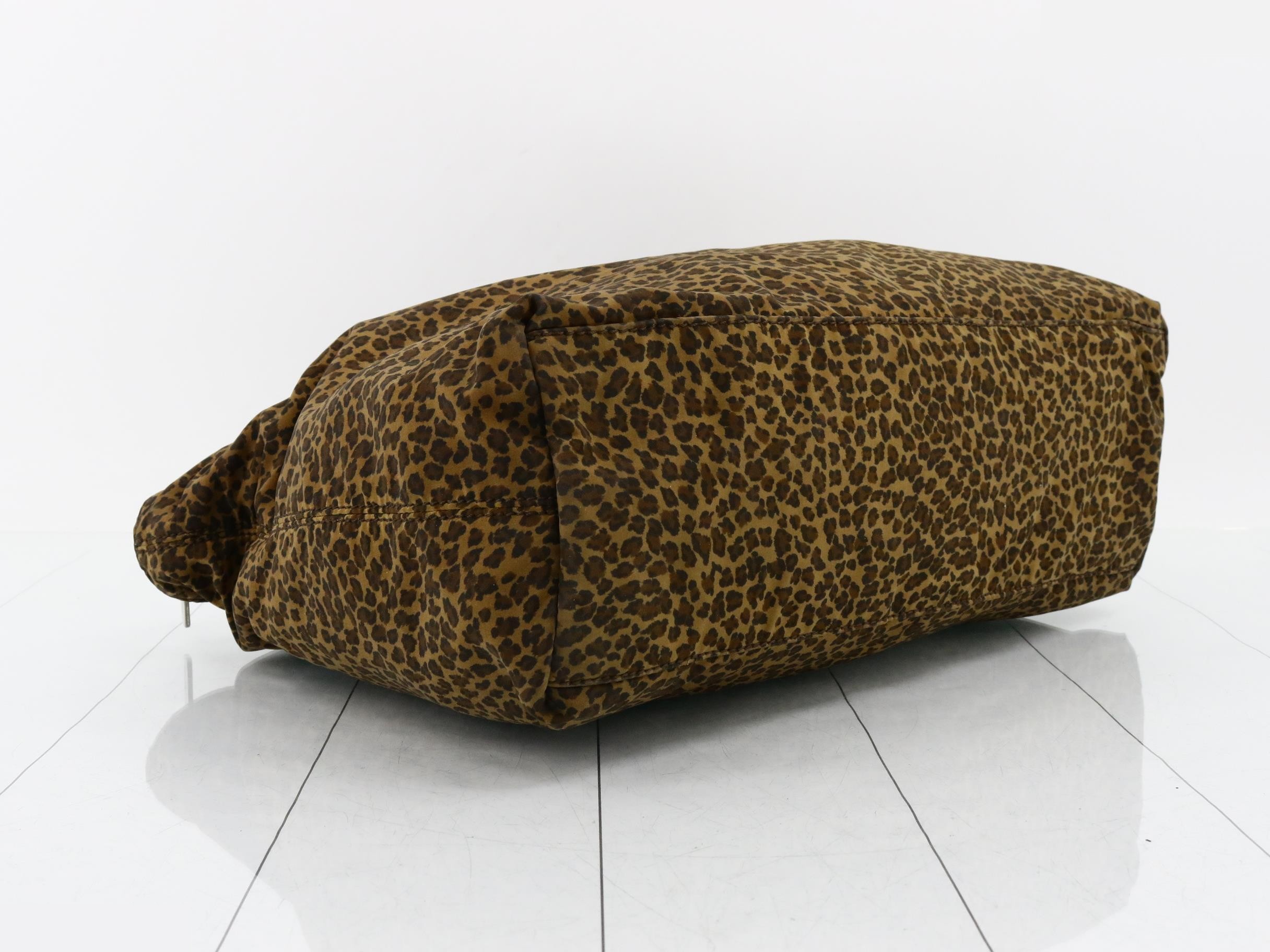 leopard print tote bag — view 5