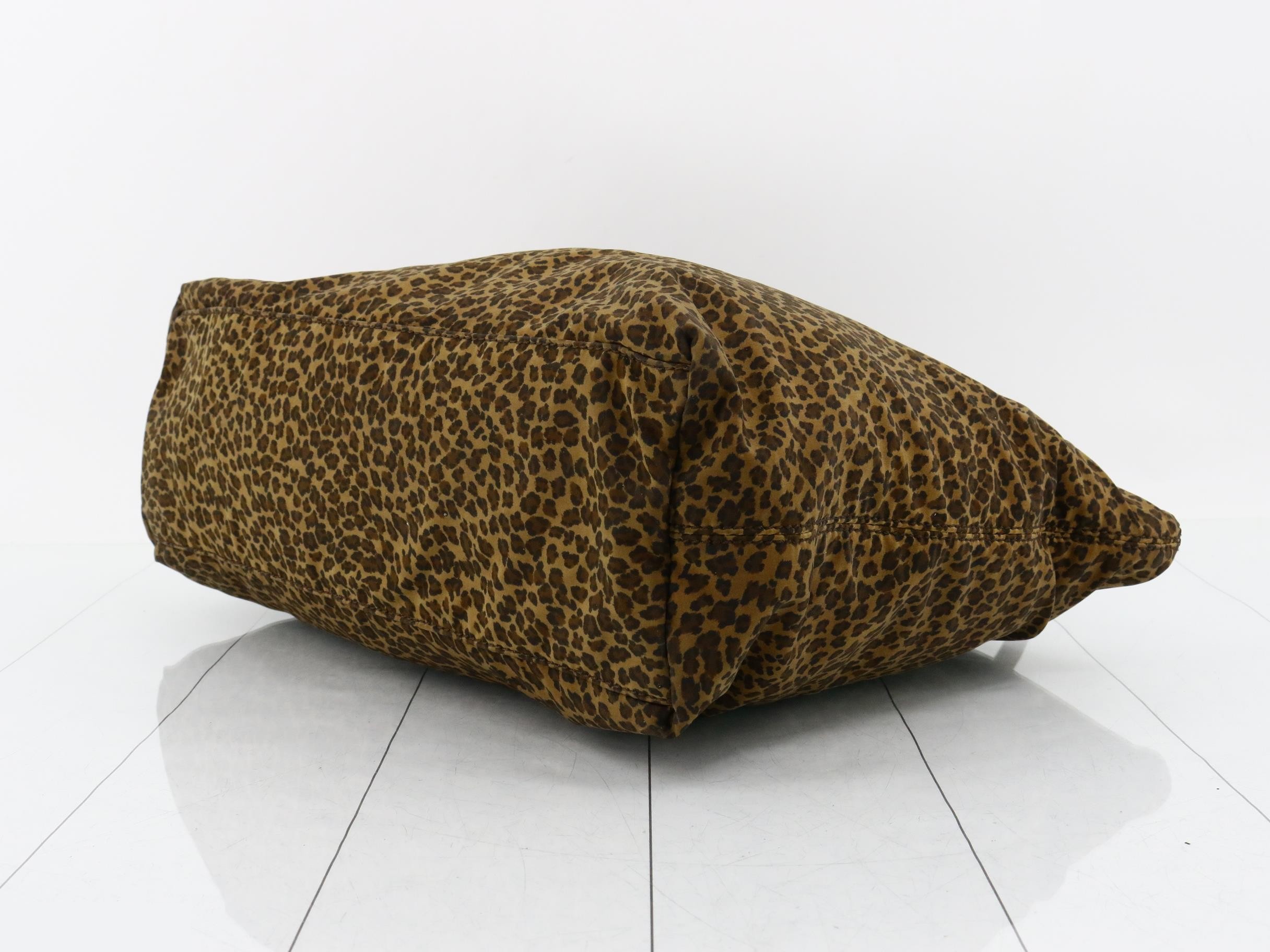 leopard print tote bag — view 6