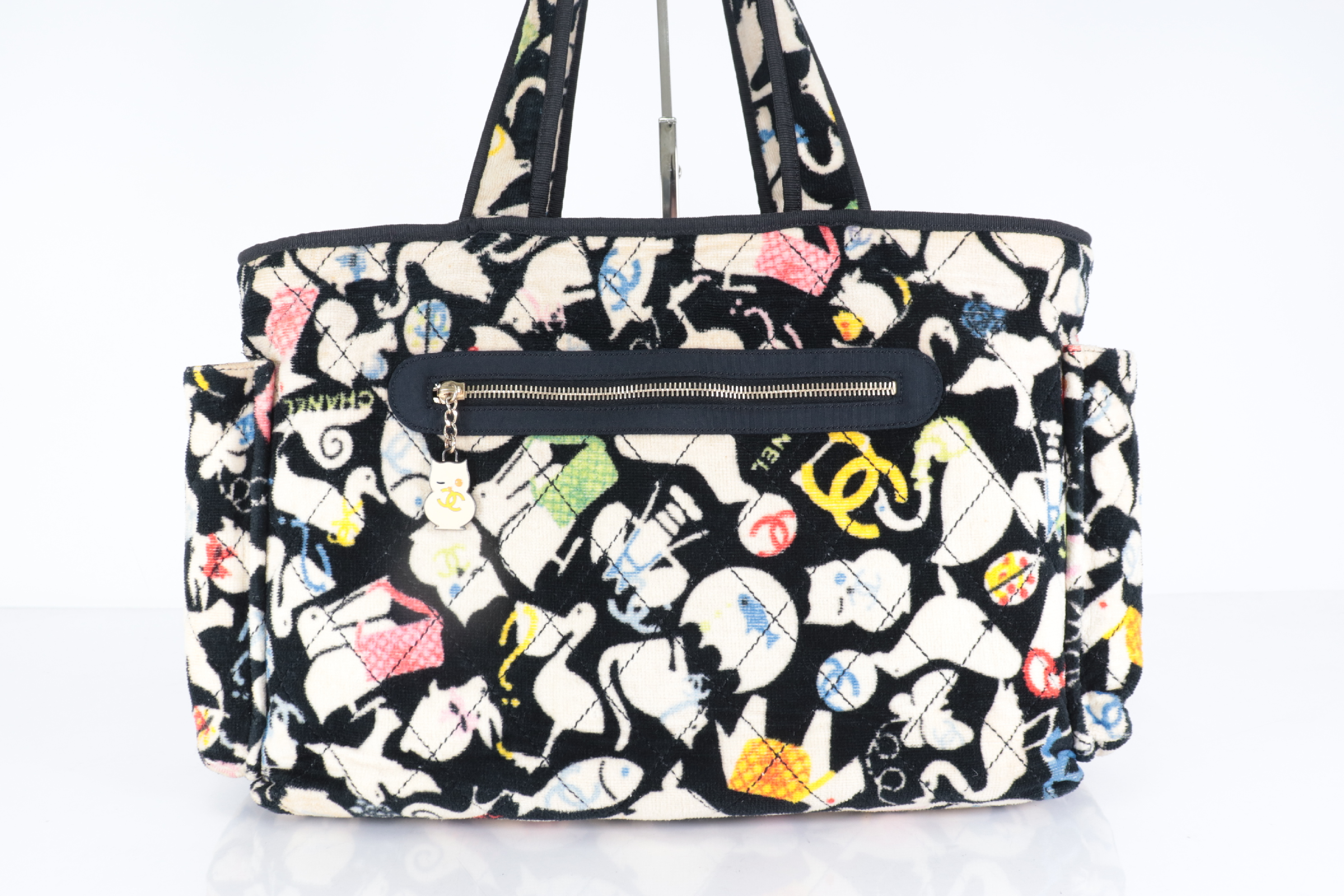 Baby Animal Terry Cloth Tote Bag (No. 11) — view 2