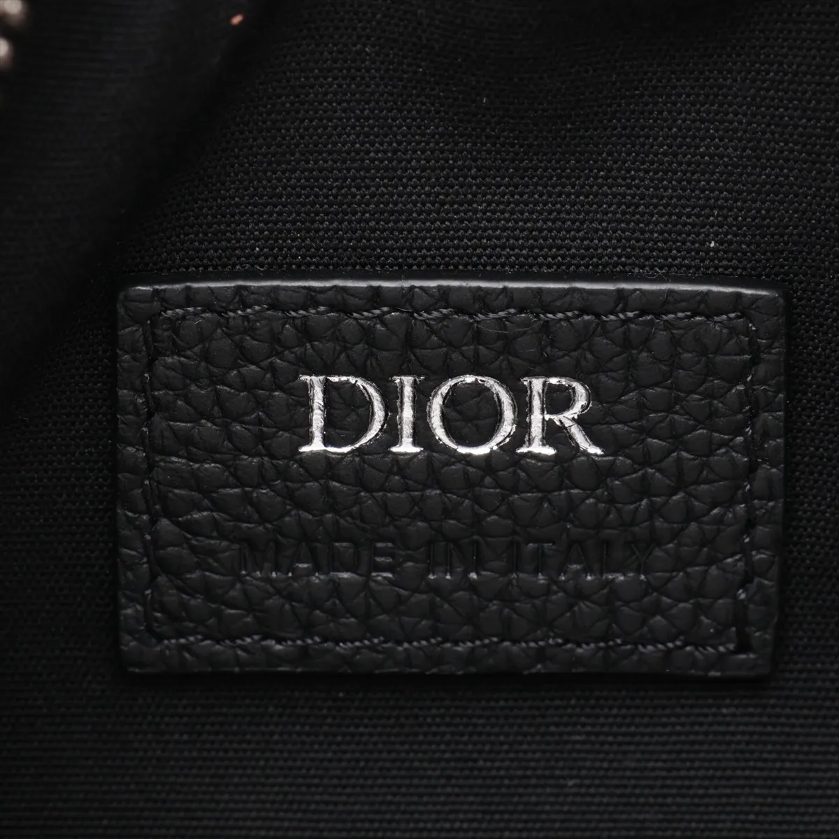 Oblique Roller Bag, Canvas x Leather Shoulder Bag, Navy x Black — view 9