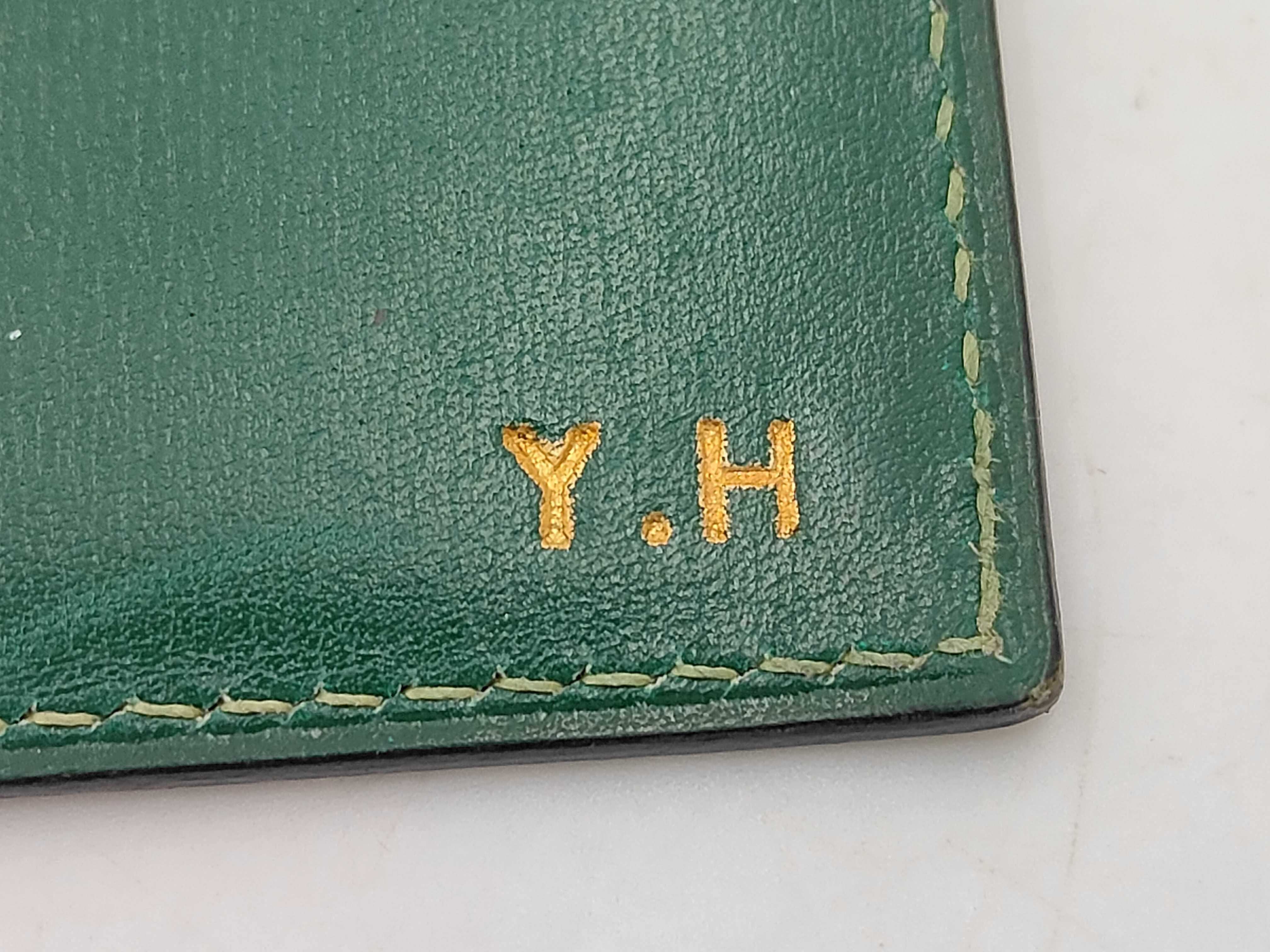 Agenda GM Initial Dark Green Notebook Cover — view 9