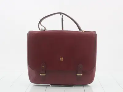 Mustline Business Bag, Bordeaux Leather