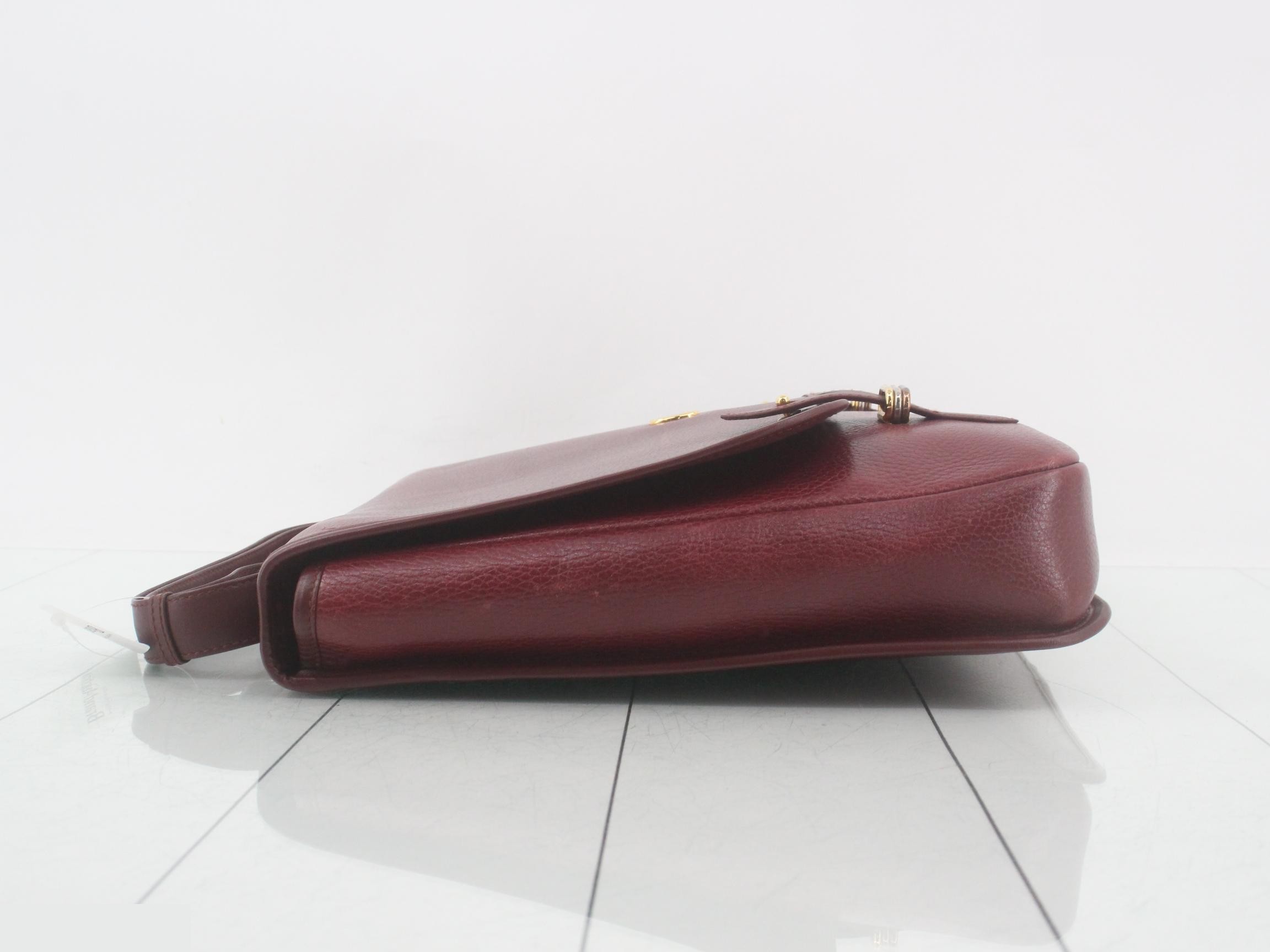 Mustline Business Bag, Bordeaux Leather — view 4