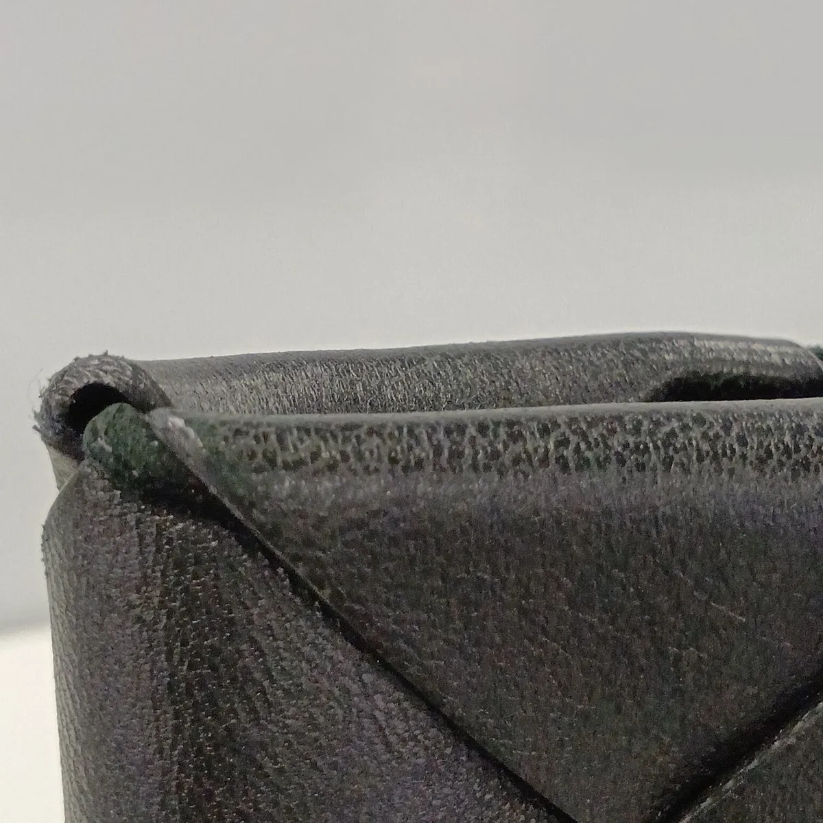 Maxi Intrecciato Leather Tote Bag, Black — view 9