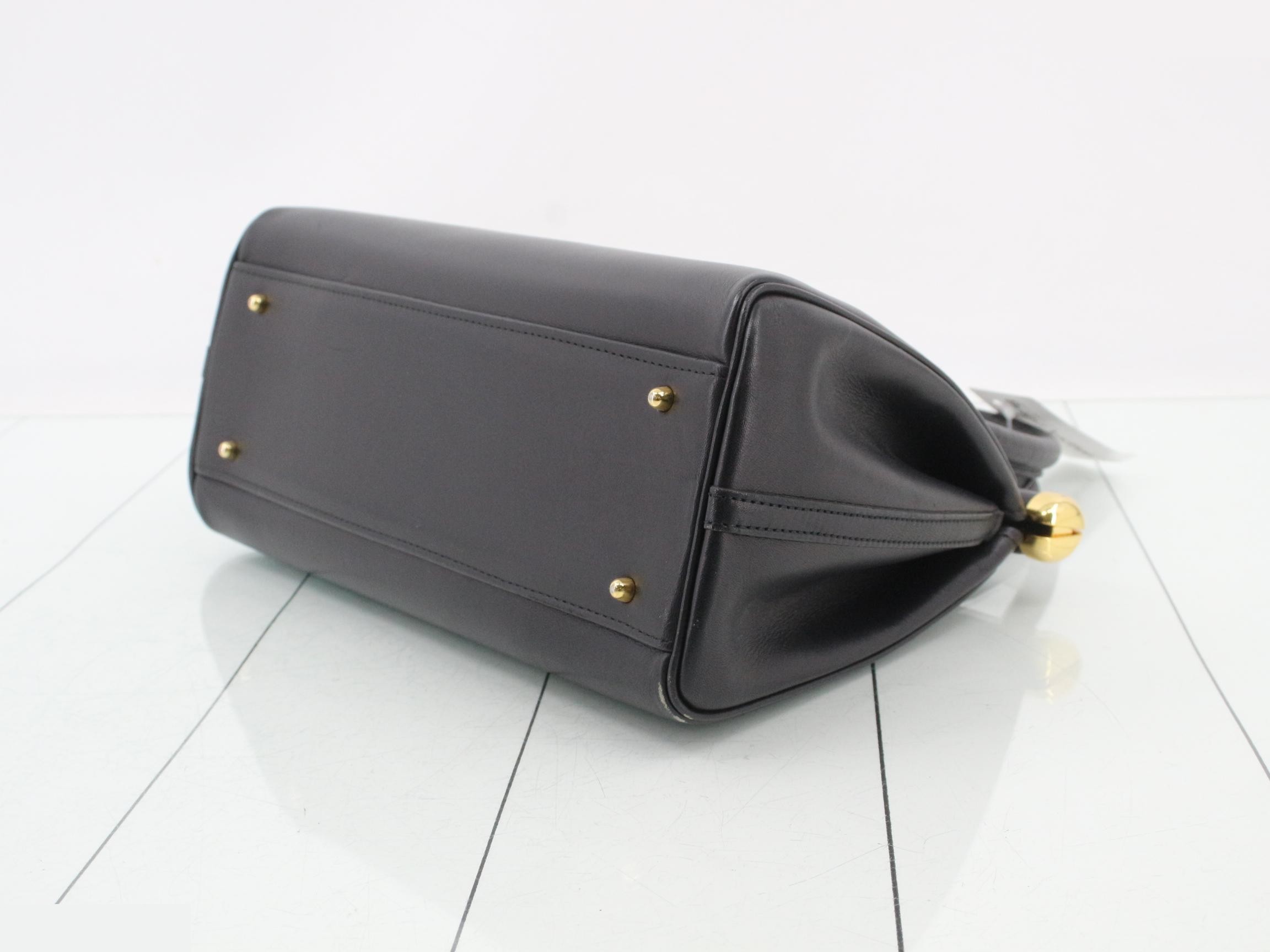 (bag) - Handbag, Leather, Black — view 6