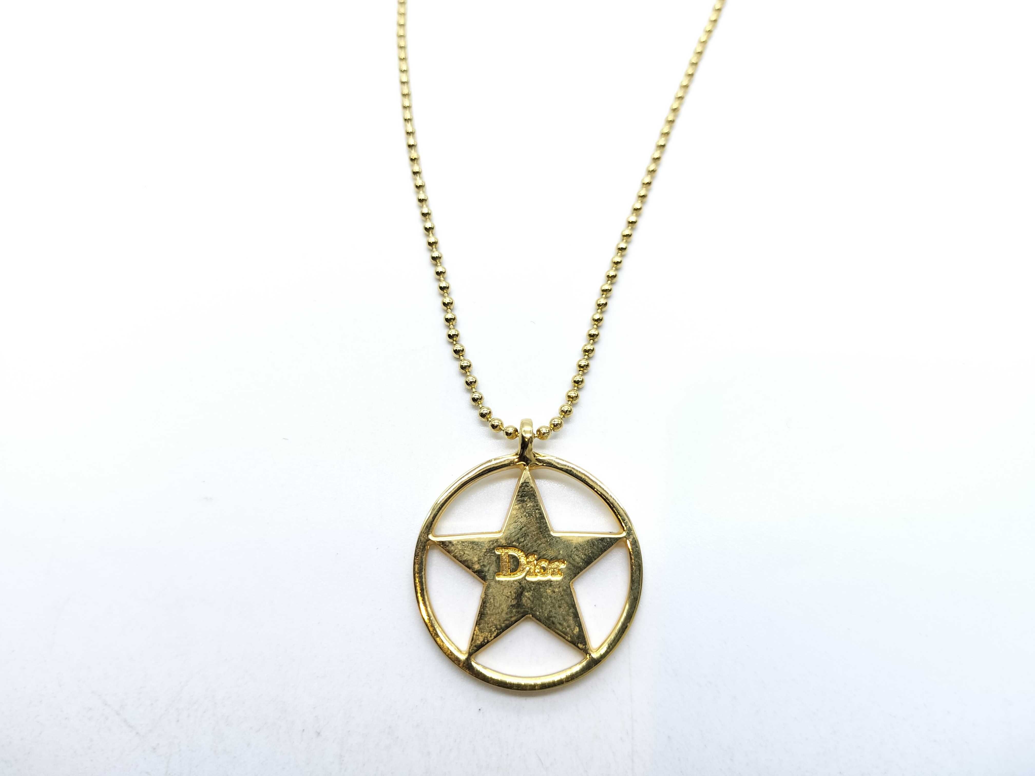 Circle Star Gold Necklace — view 2