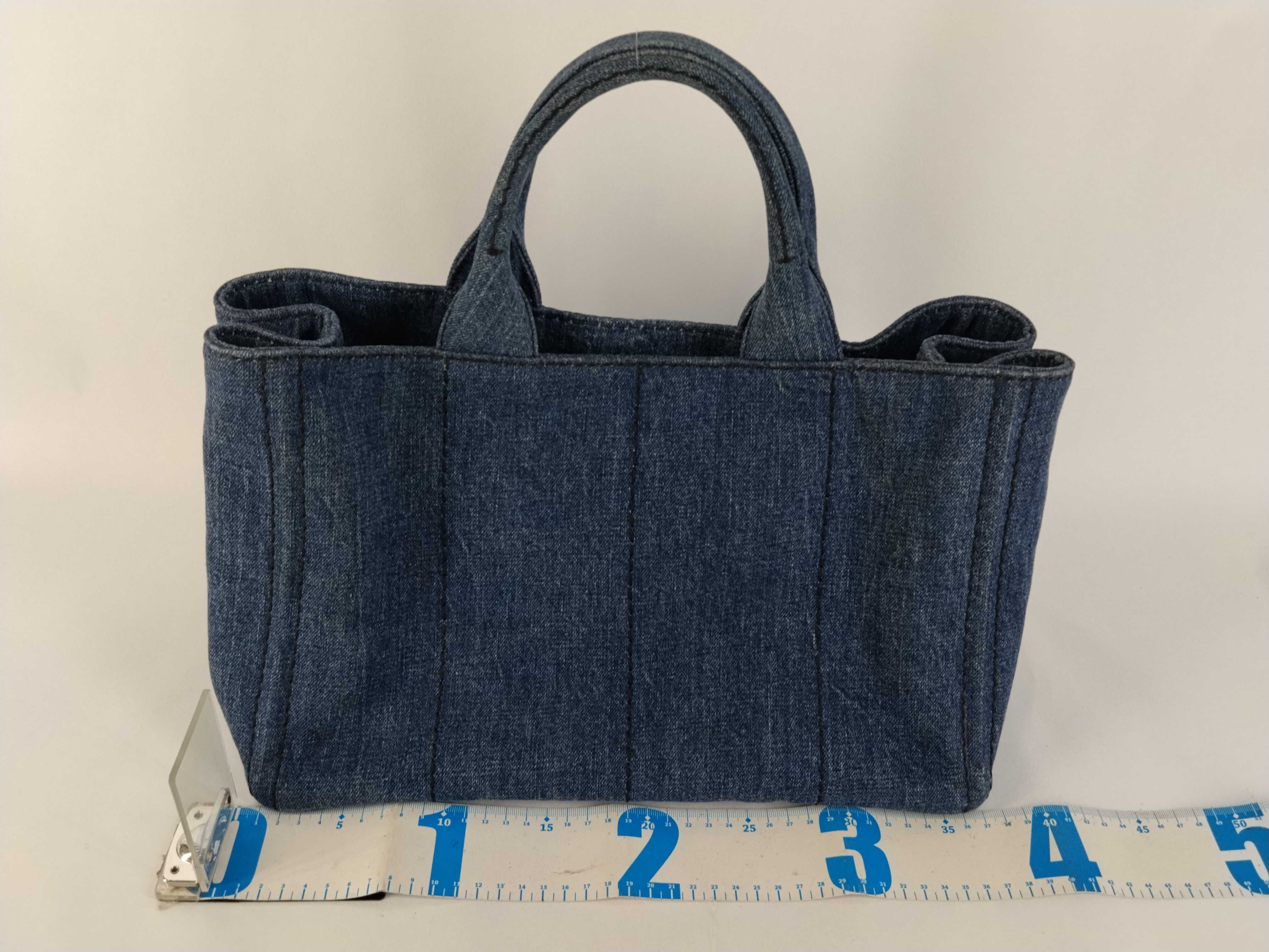 Canapa Denim Tote Bag Handbag — view 2