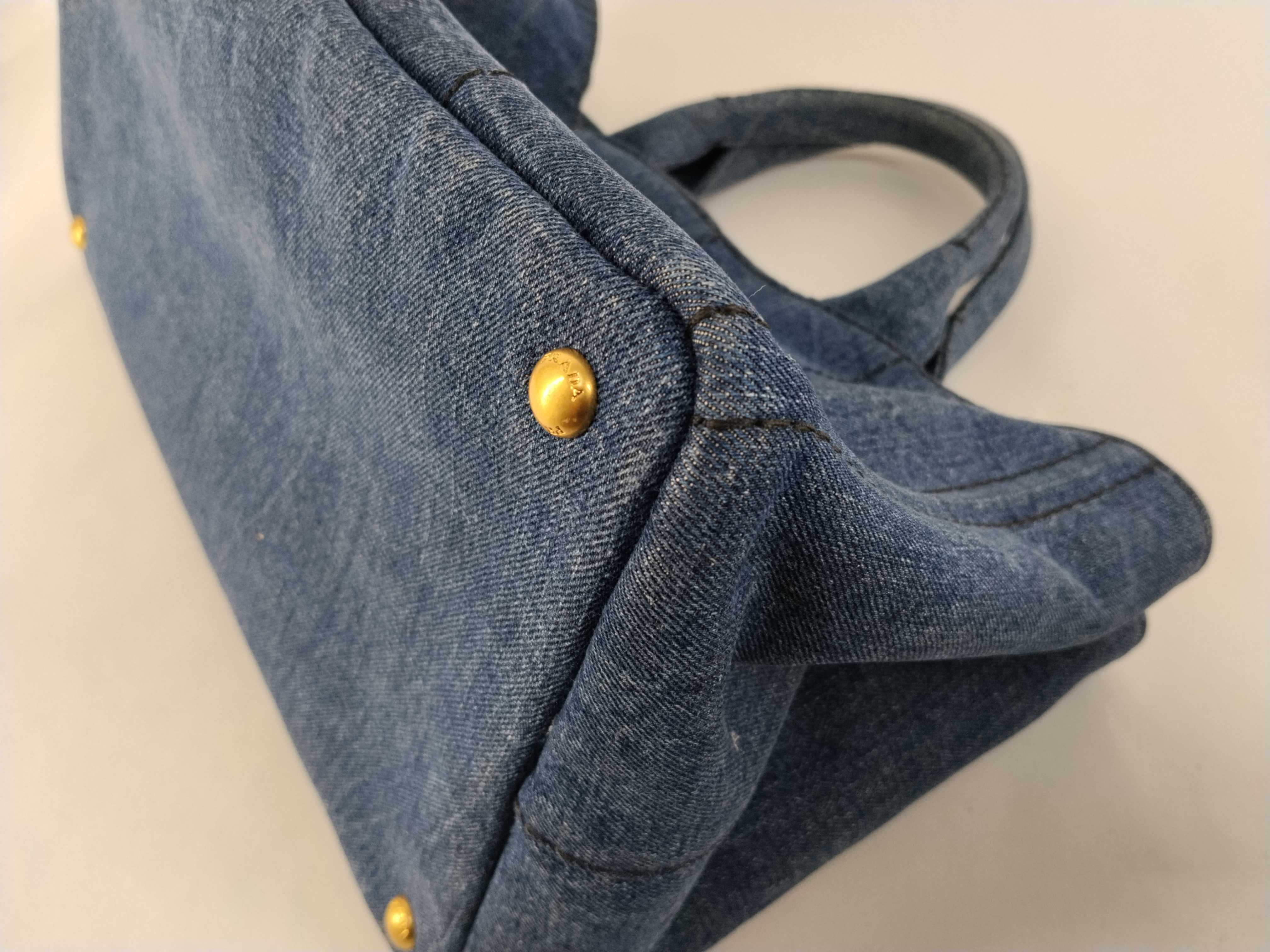 Canapa Denim Tote Bag Handbag — view 6