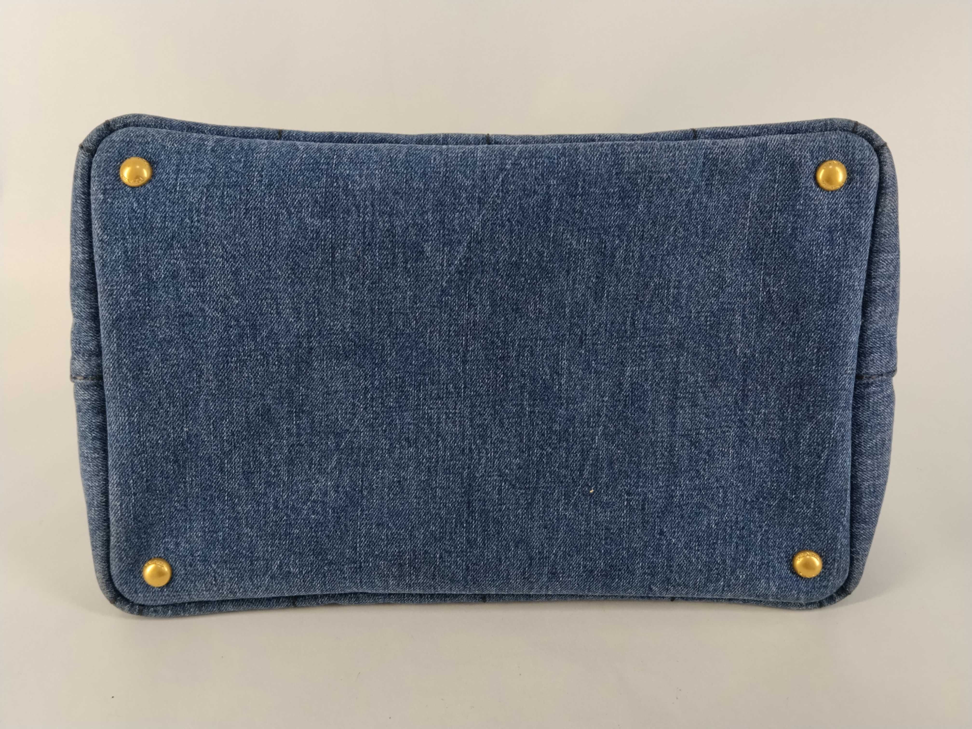 Canapa Denim Tote Bag Handbag — view 7