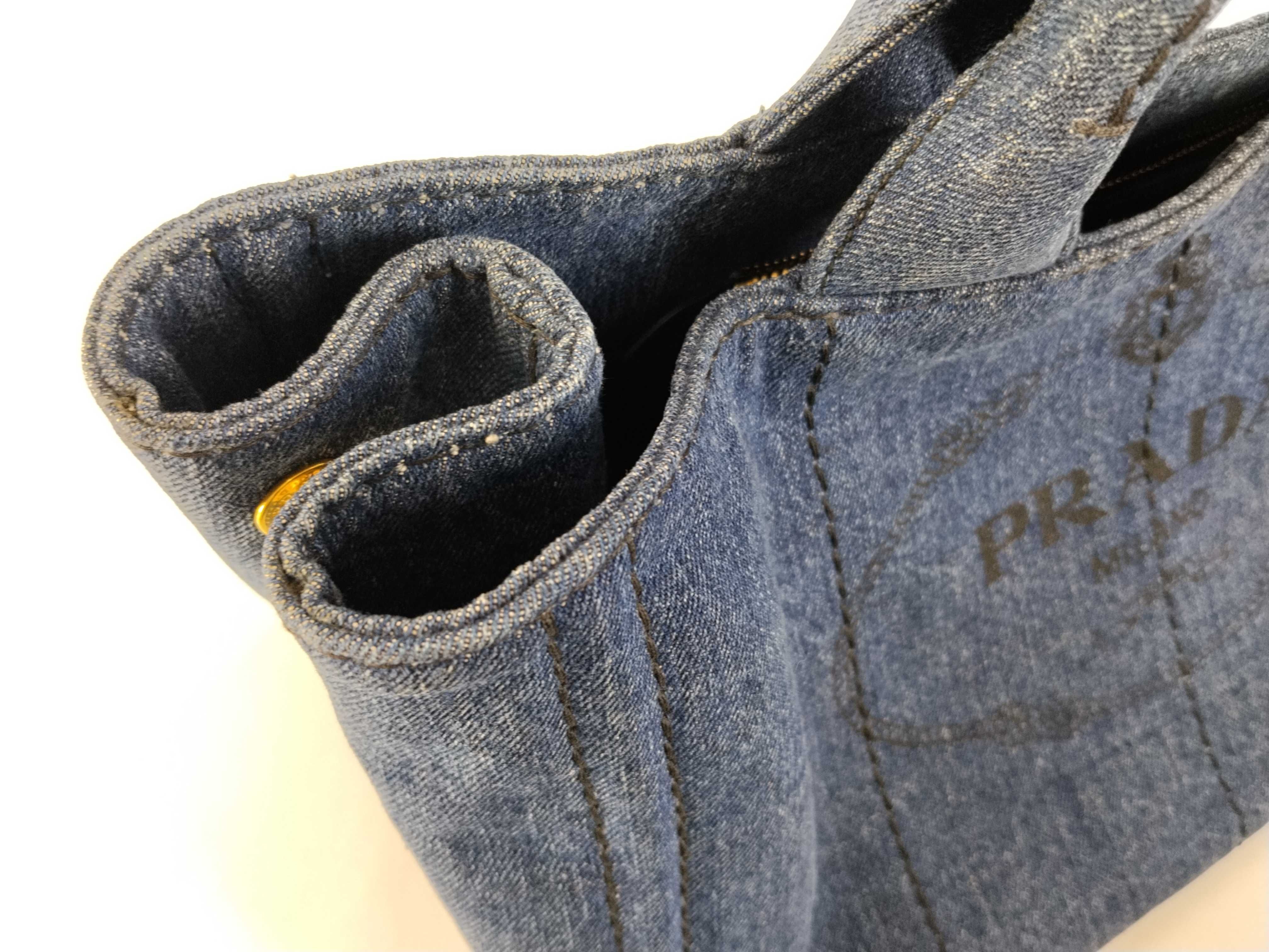 Canapa Denim Tote Bag Handbag — view 8