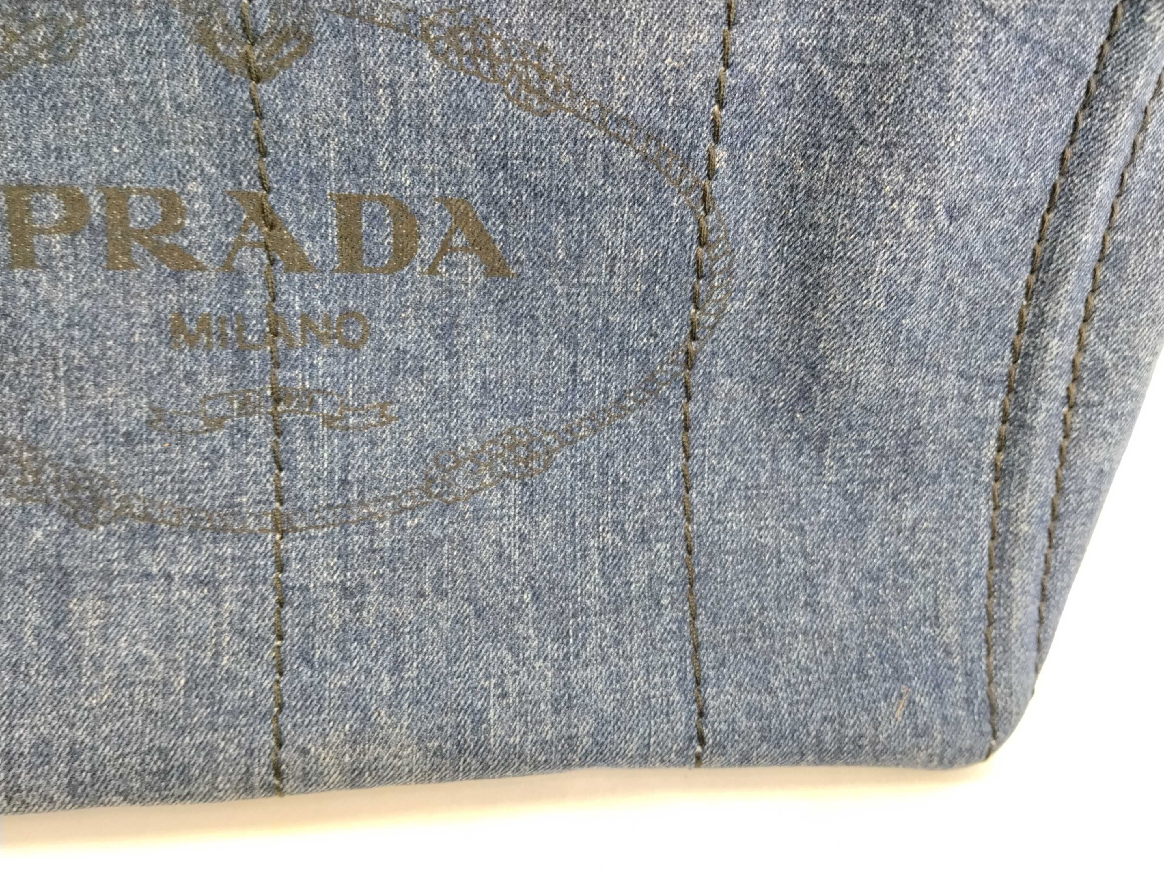 Canapa Denim Tote Bag Handbag — view 10