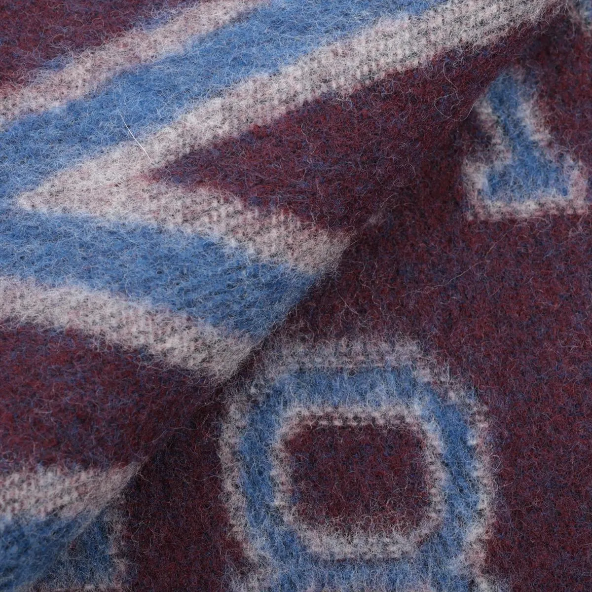 M71658 Echarpe LV Athletics AB0197 Scarf, Wool x Cashmere, Bordeaux, — view 2