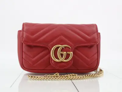 GG Marmont Chain Bag Shoulder Bag Leather