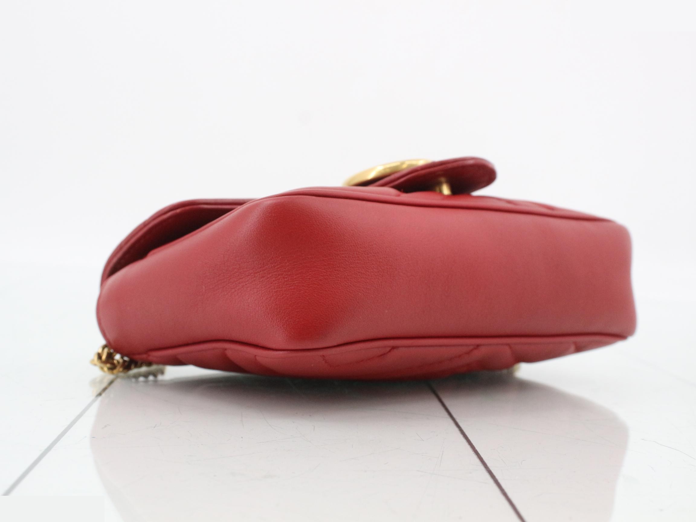 GG Marmont Chain Bag Shoulder Bag Leather — view 5