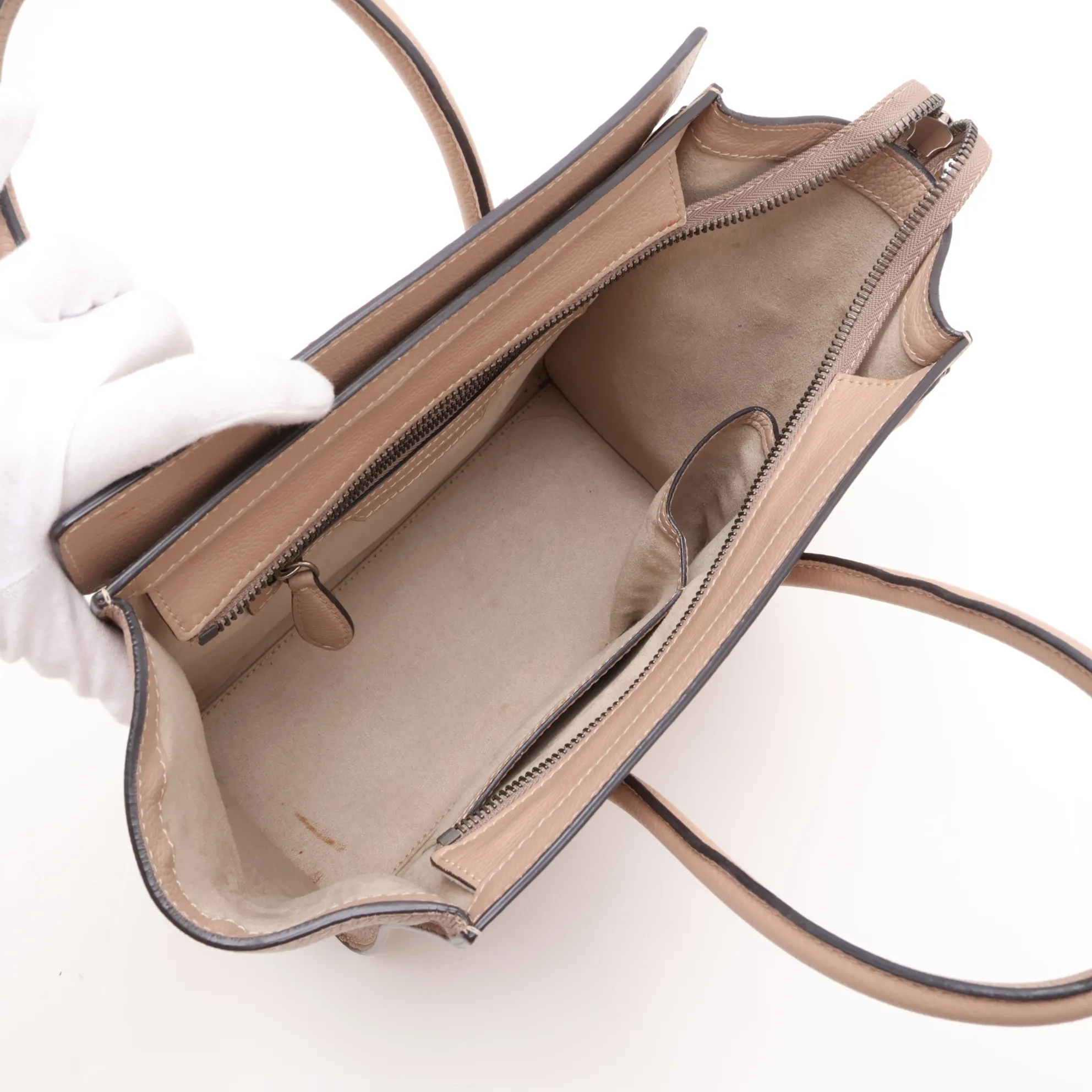 Luggage Micro Shopper Beige — view 7