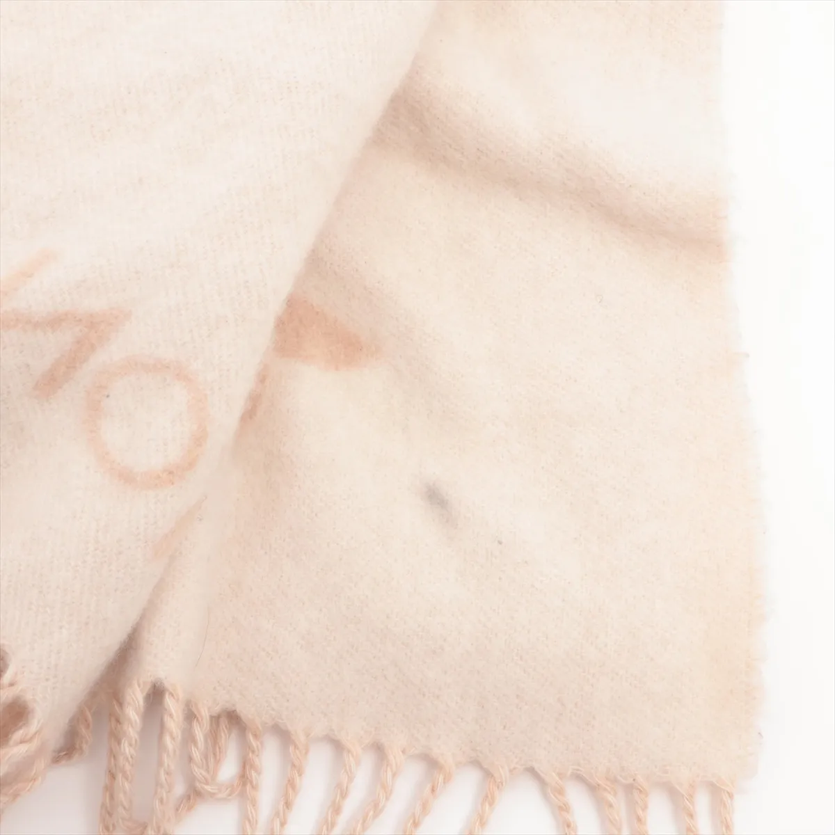 M74354 Echarpe Cordraykyavic Scarf, Fabric, Beige. Shows signs of wear, — view 2