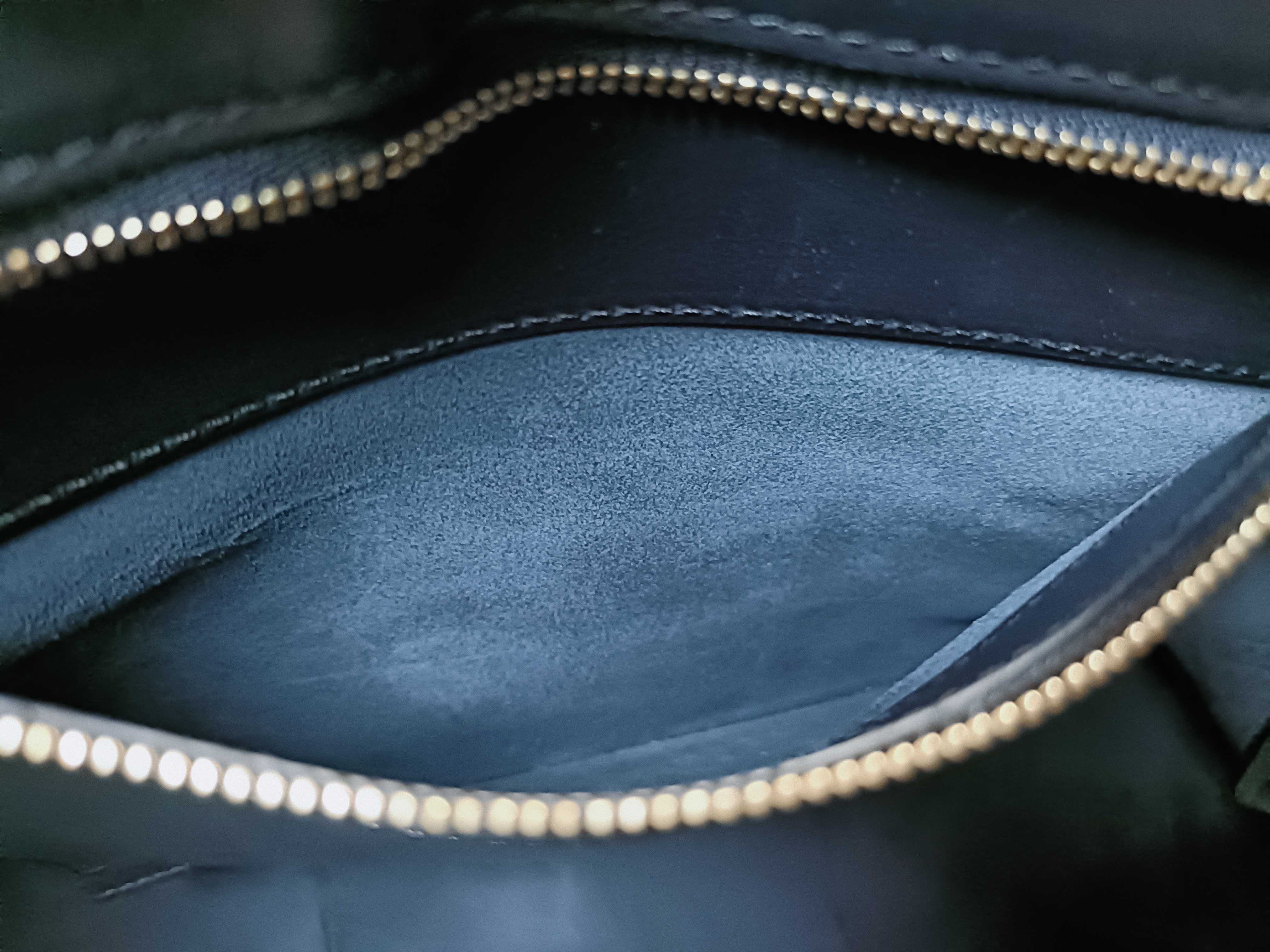 Horizontal Cabas Leather Tote Bag, Black Tote Bag — view 11