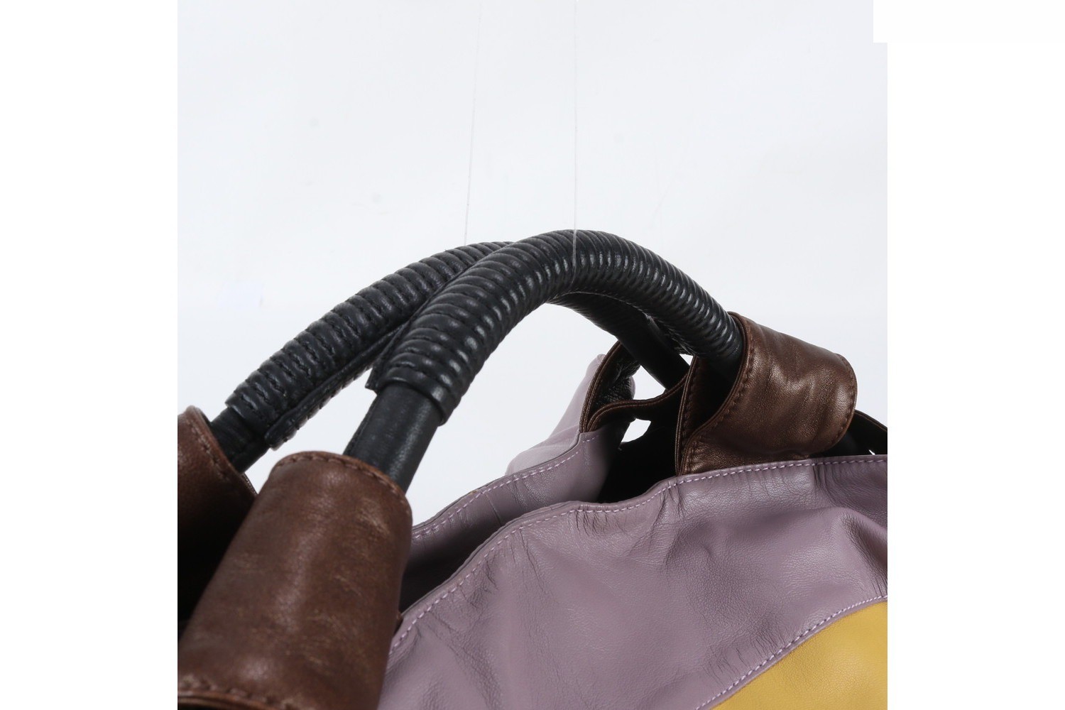Nappa Aire Anagram Leather Handbag — view 2