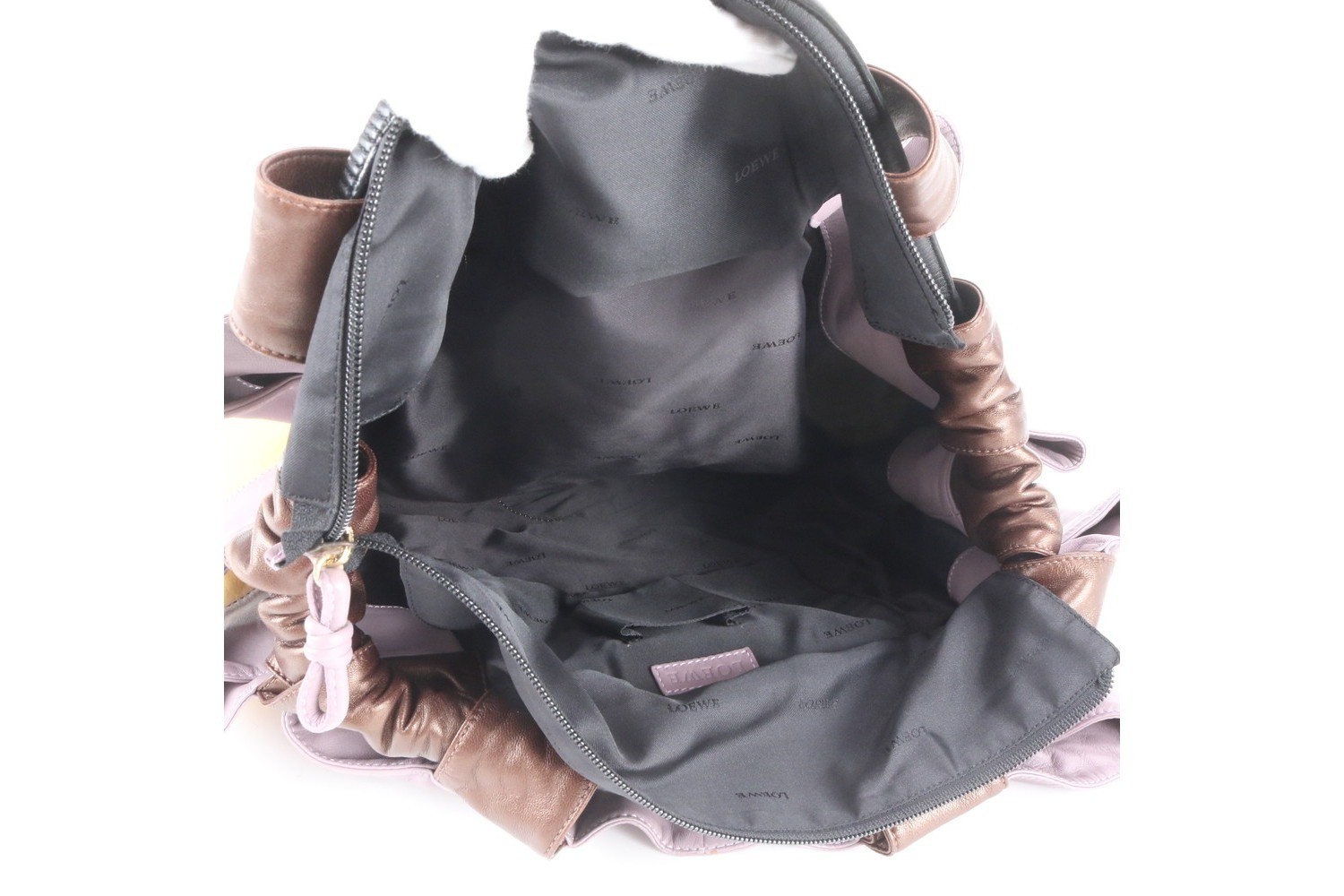 Nappa Aire Anagram Leather Handbag — view 7