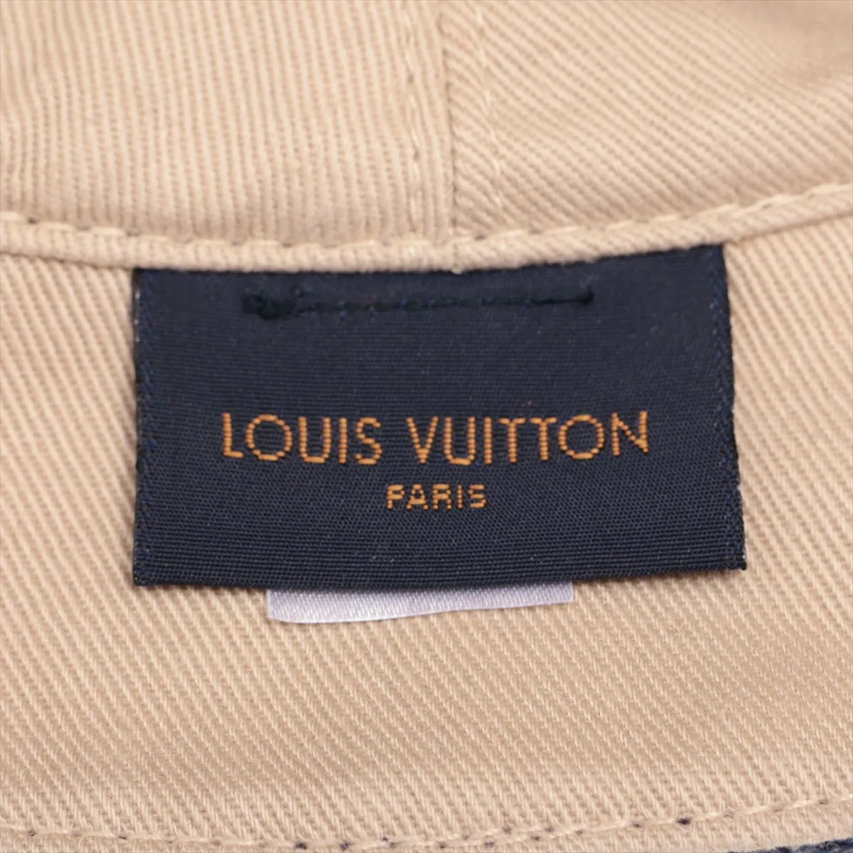 Chapeau Monogram Denim TO0139 Hat L Cotton x Polyester Beige x Blue Thread — view 5