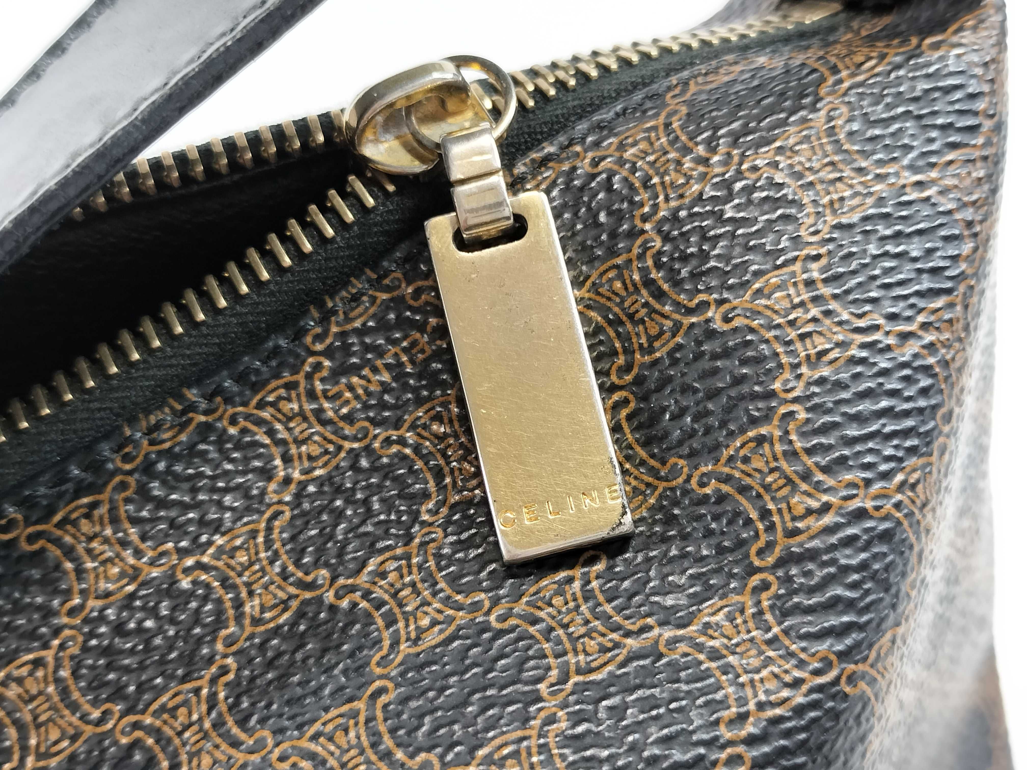 handbag, black Macadam pattern handbag — view 13