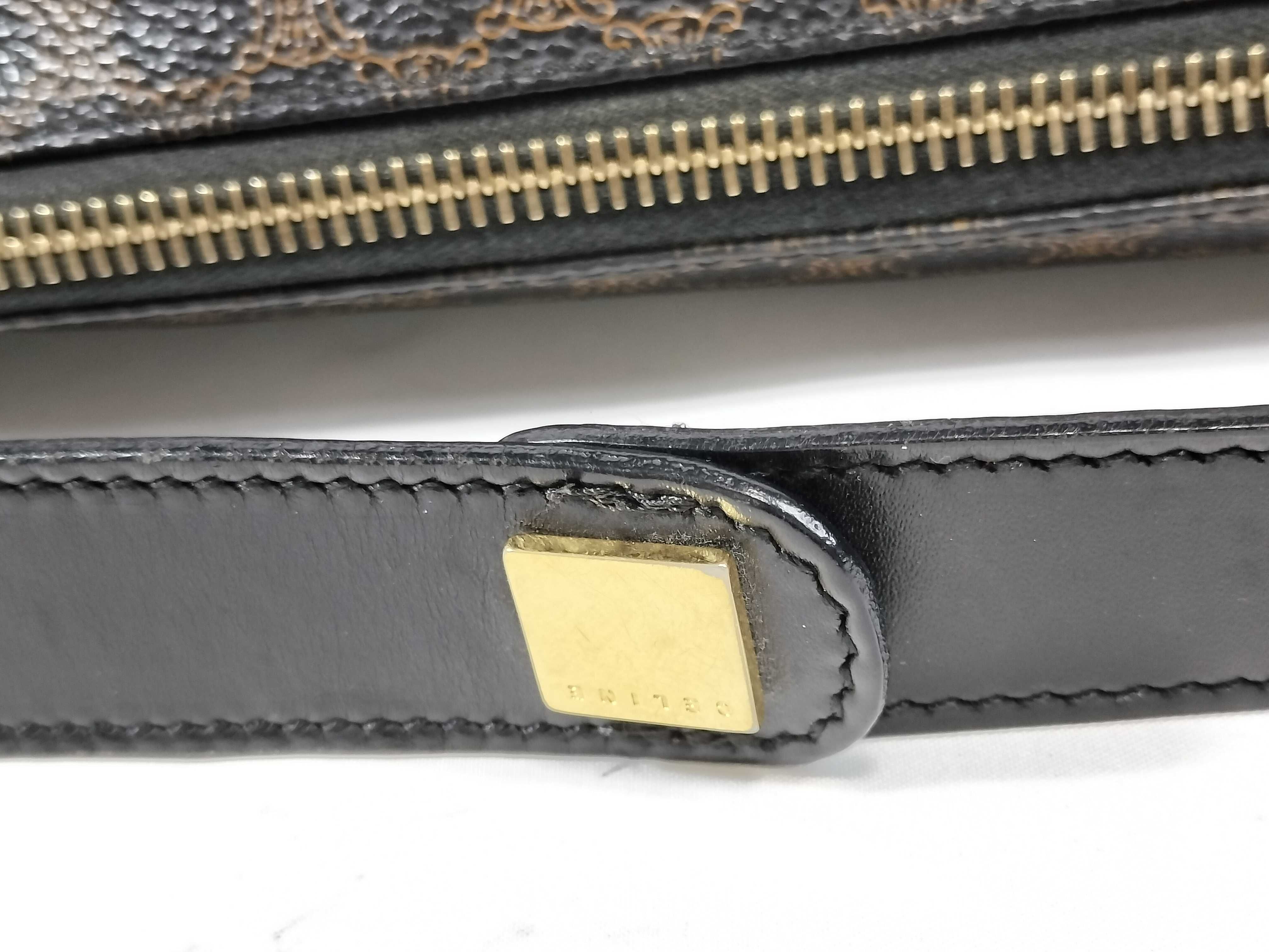 handbag, black Macadam pattern handbag — view 4