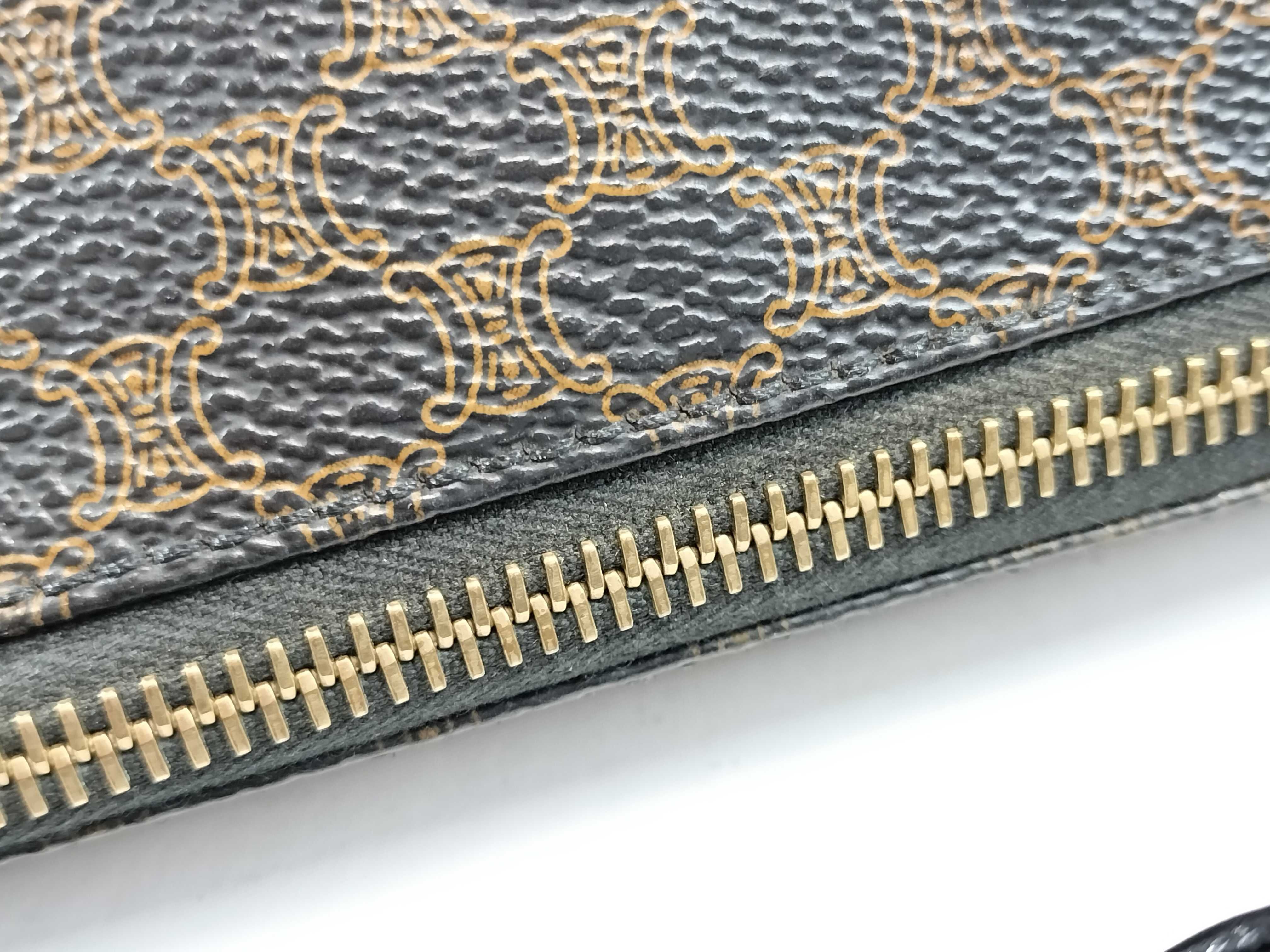 handbag, black Macadam pattern handbag — view 6