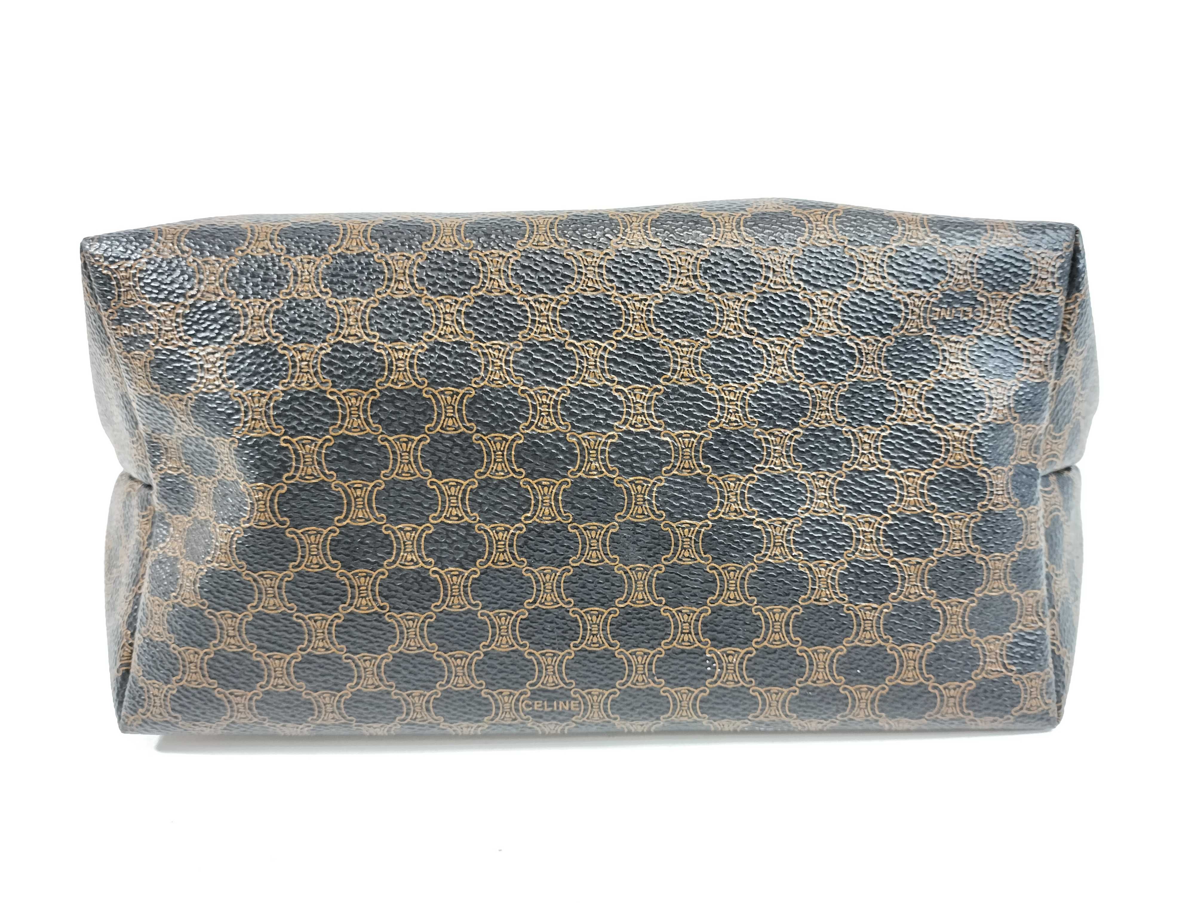 handbag, black Macadam pattern handbag — view 8