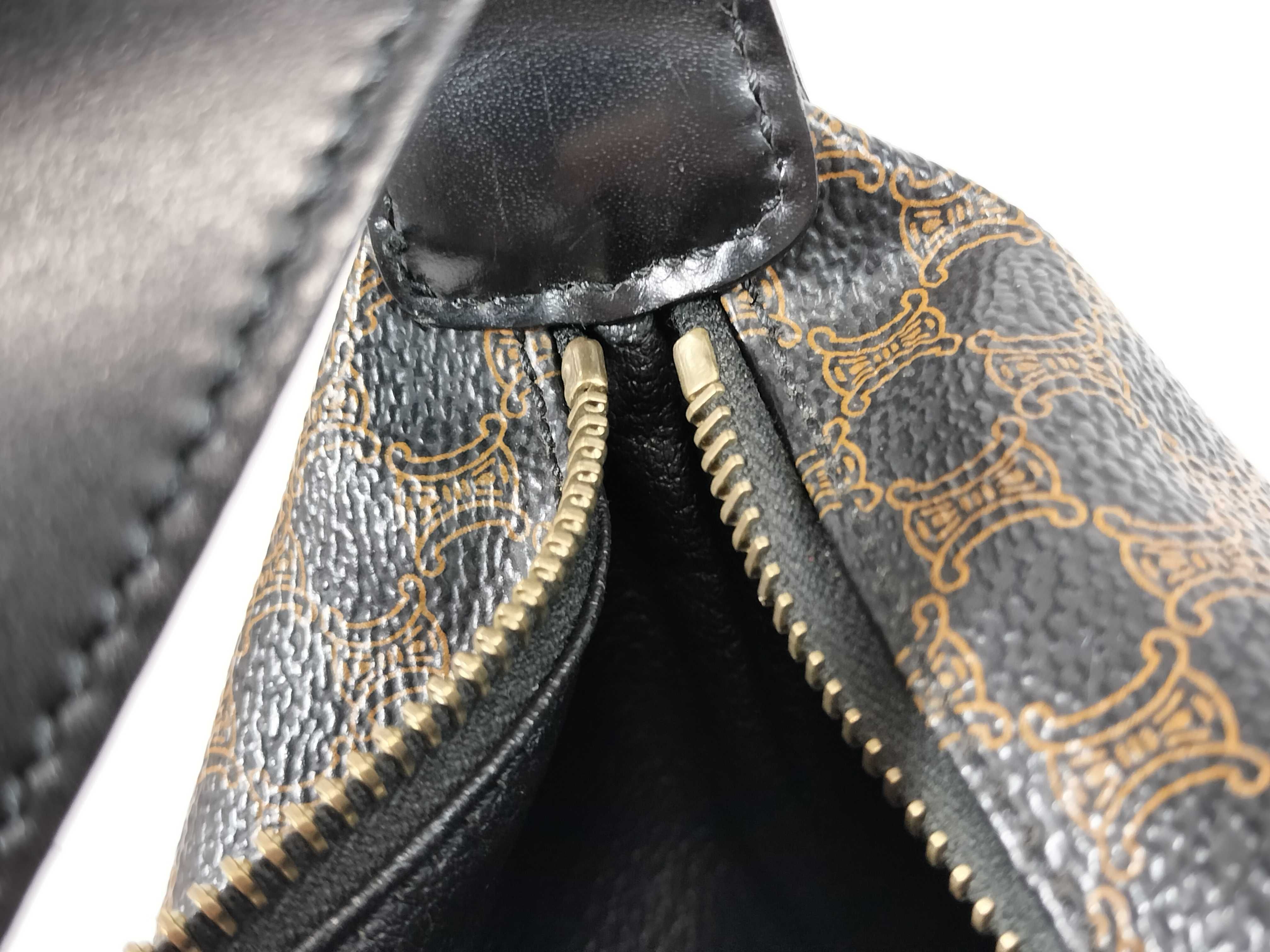 handbag, black Macadam pattern handbag — view 9