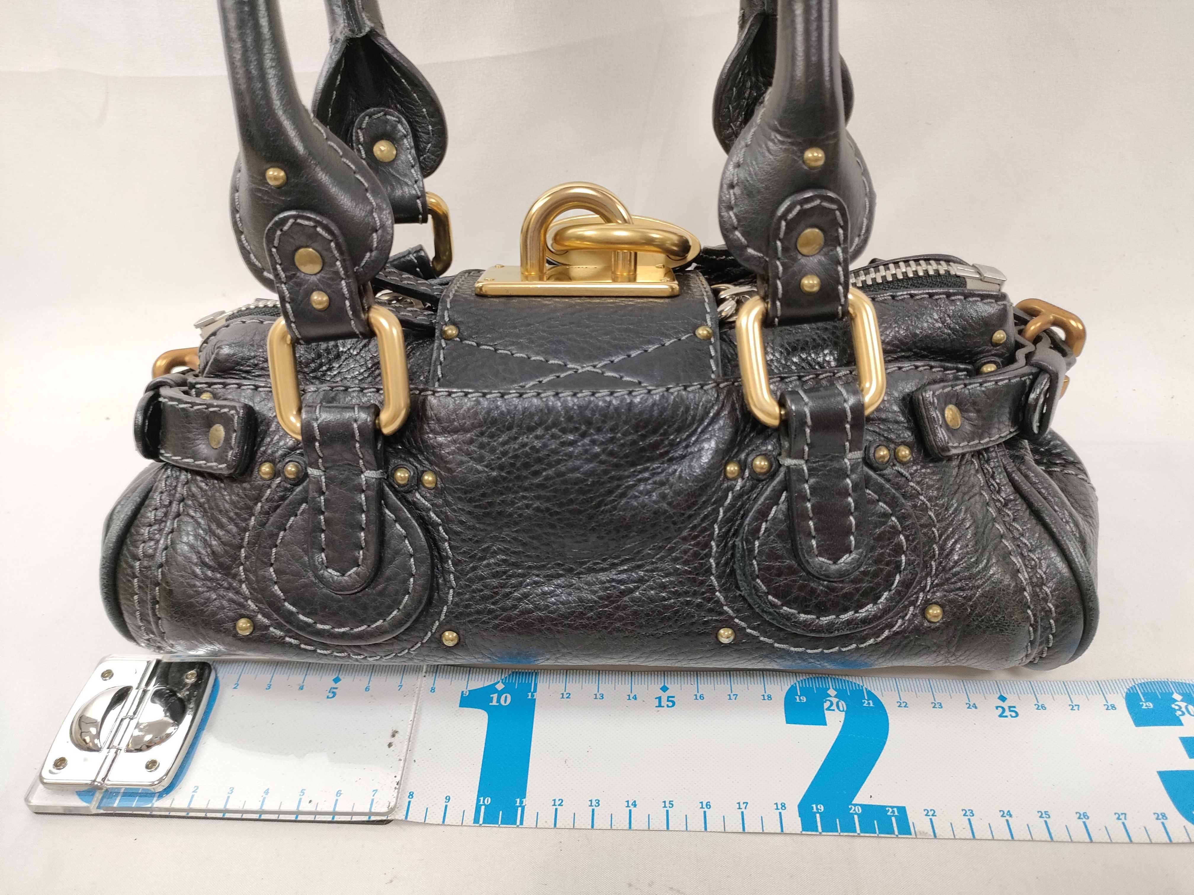 Paddington Leather Handbag, Black — view 2