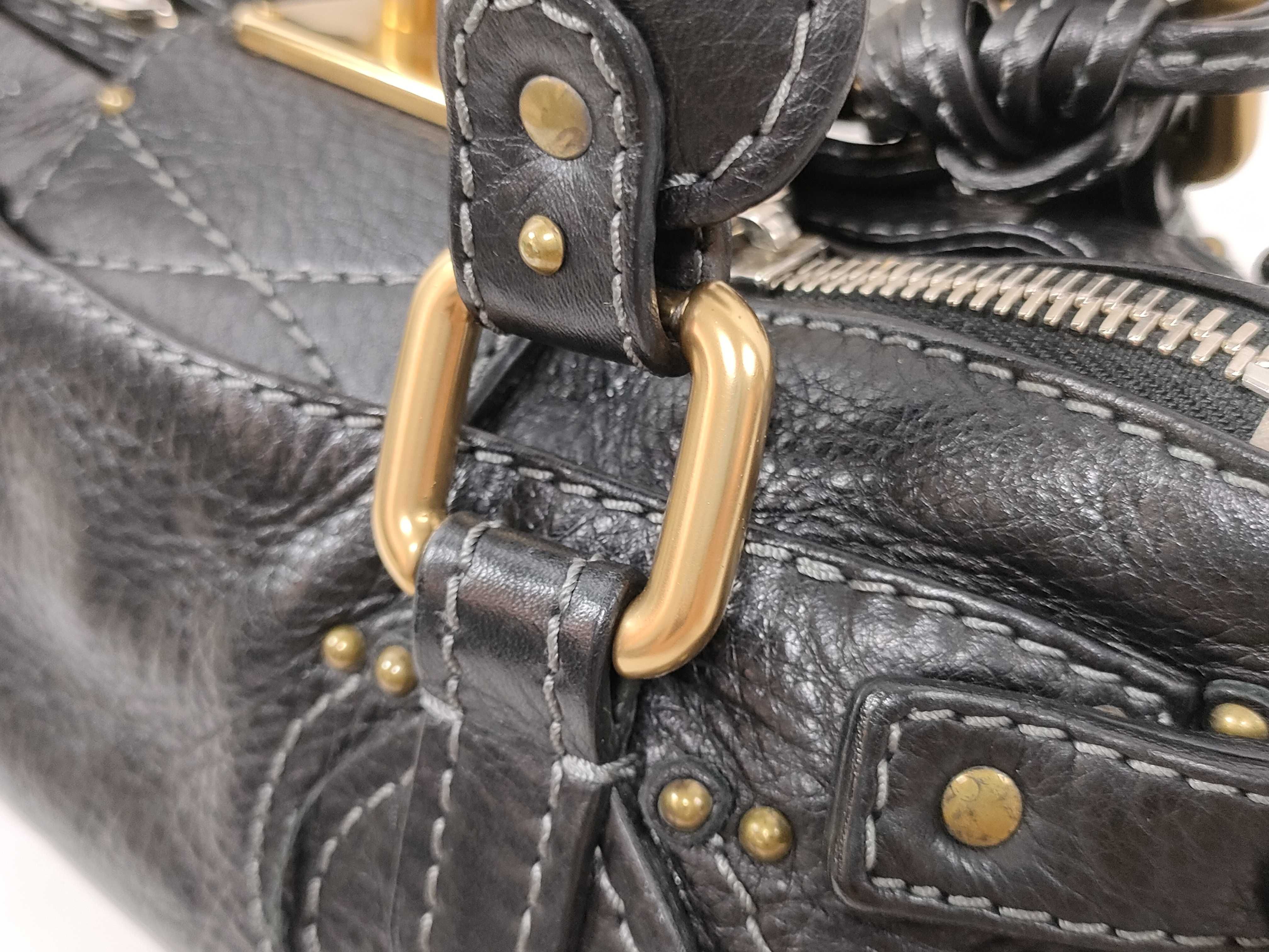 Paddington Leather Handbag, Black — view 4