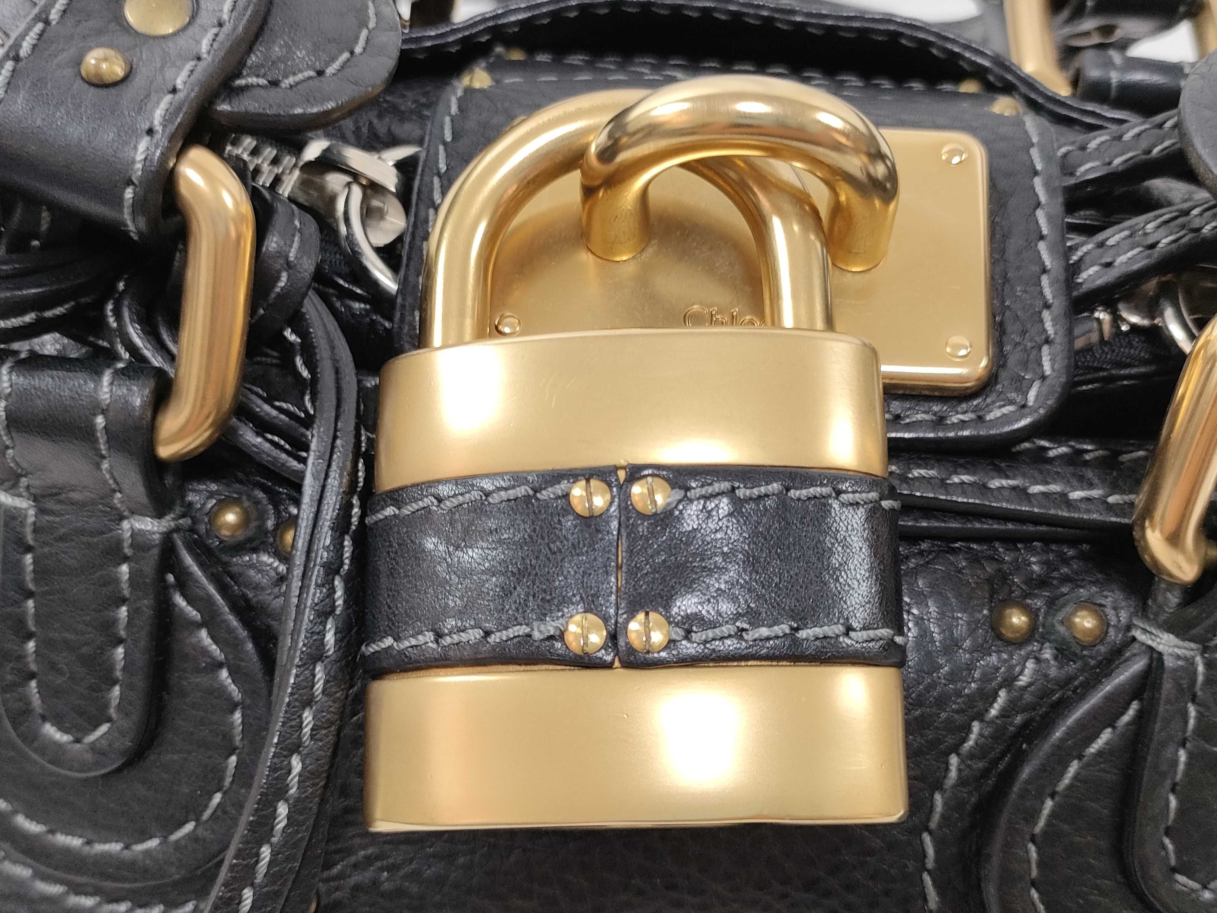 Paddington Leather Handbag, Black — view 7