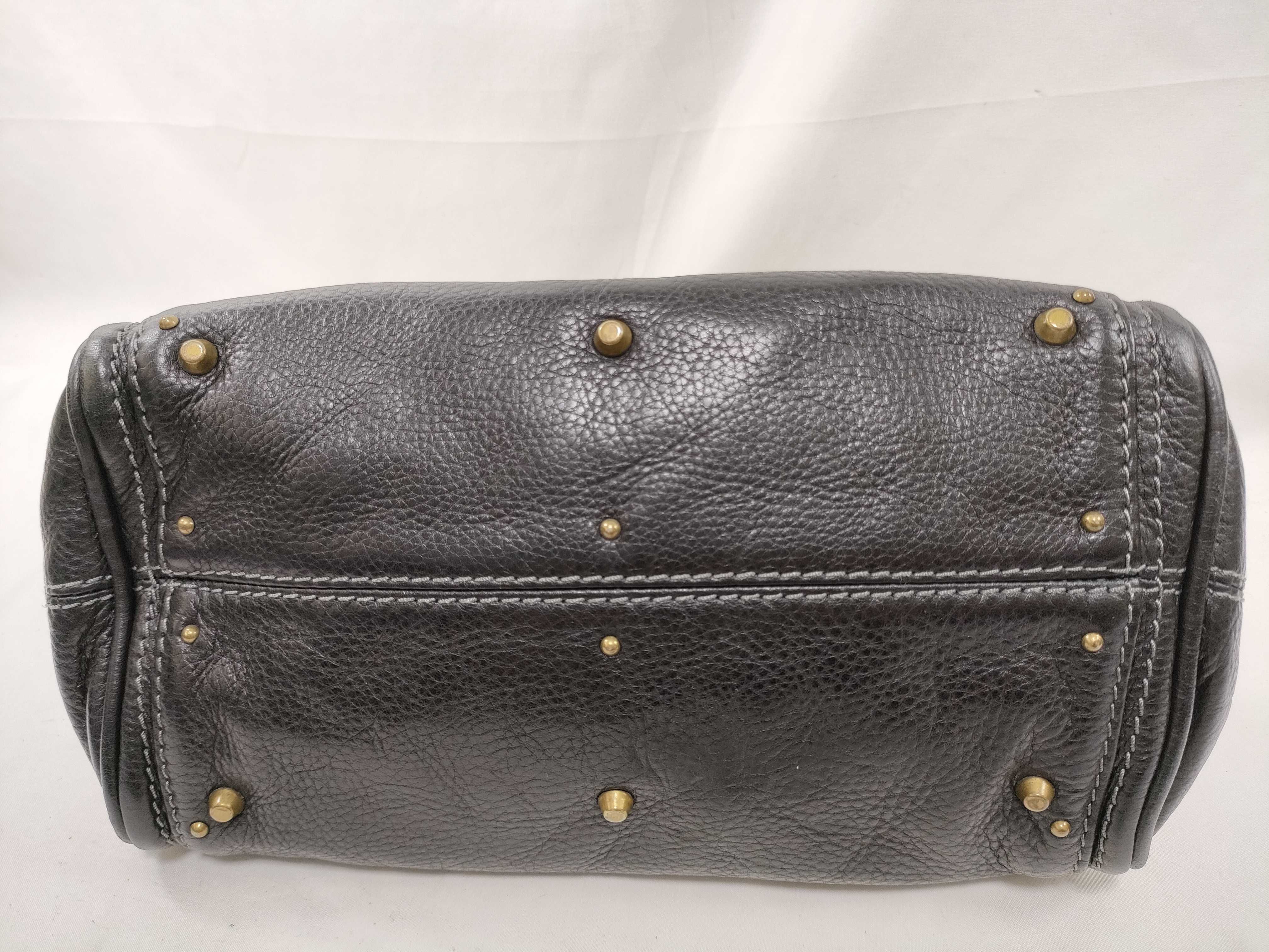 Paddington Leather Handbag, Black — view 9