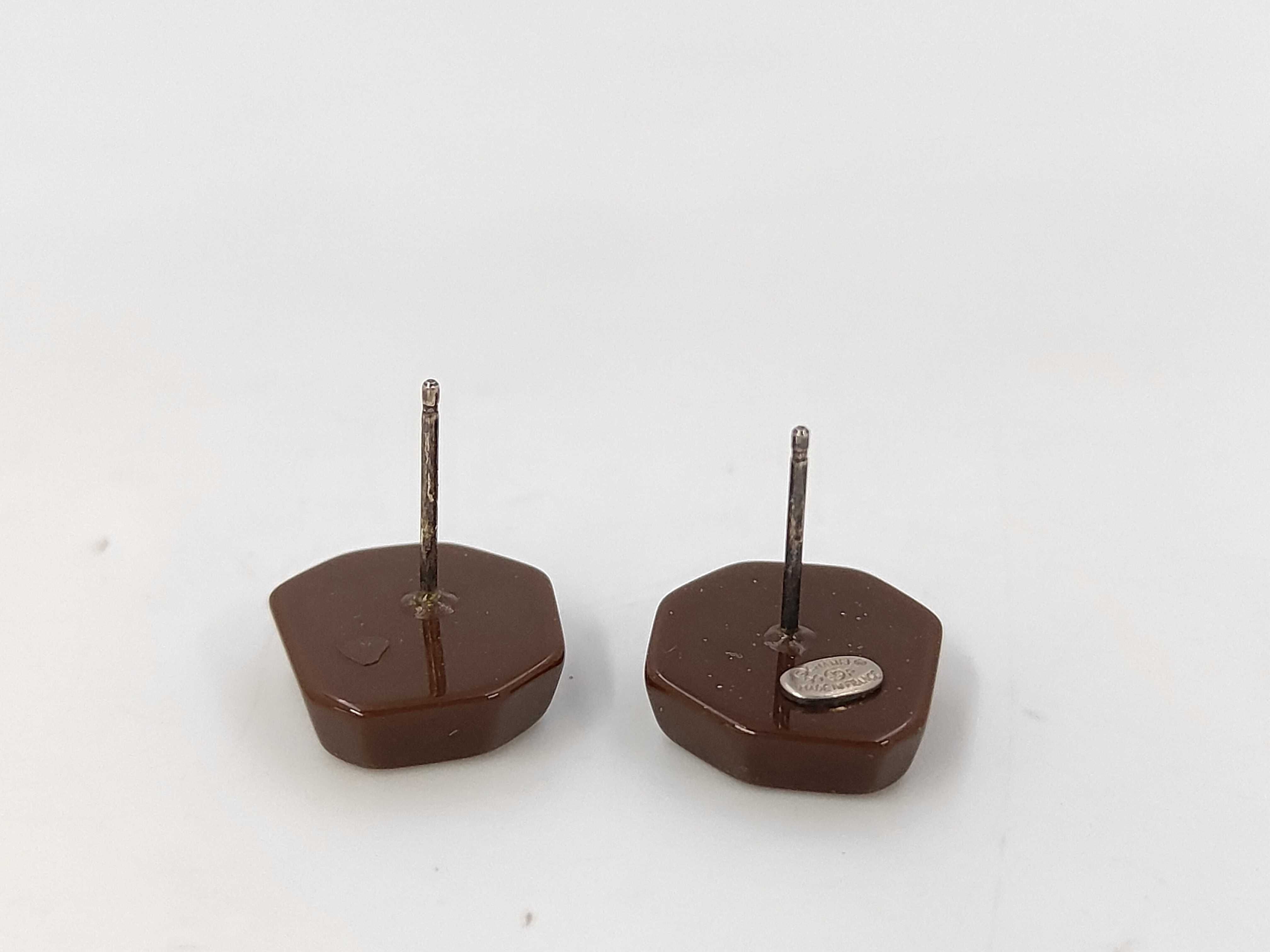 Coco Earrings, Brown Earrings — view 2
