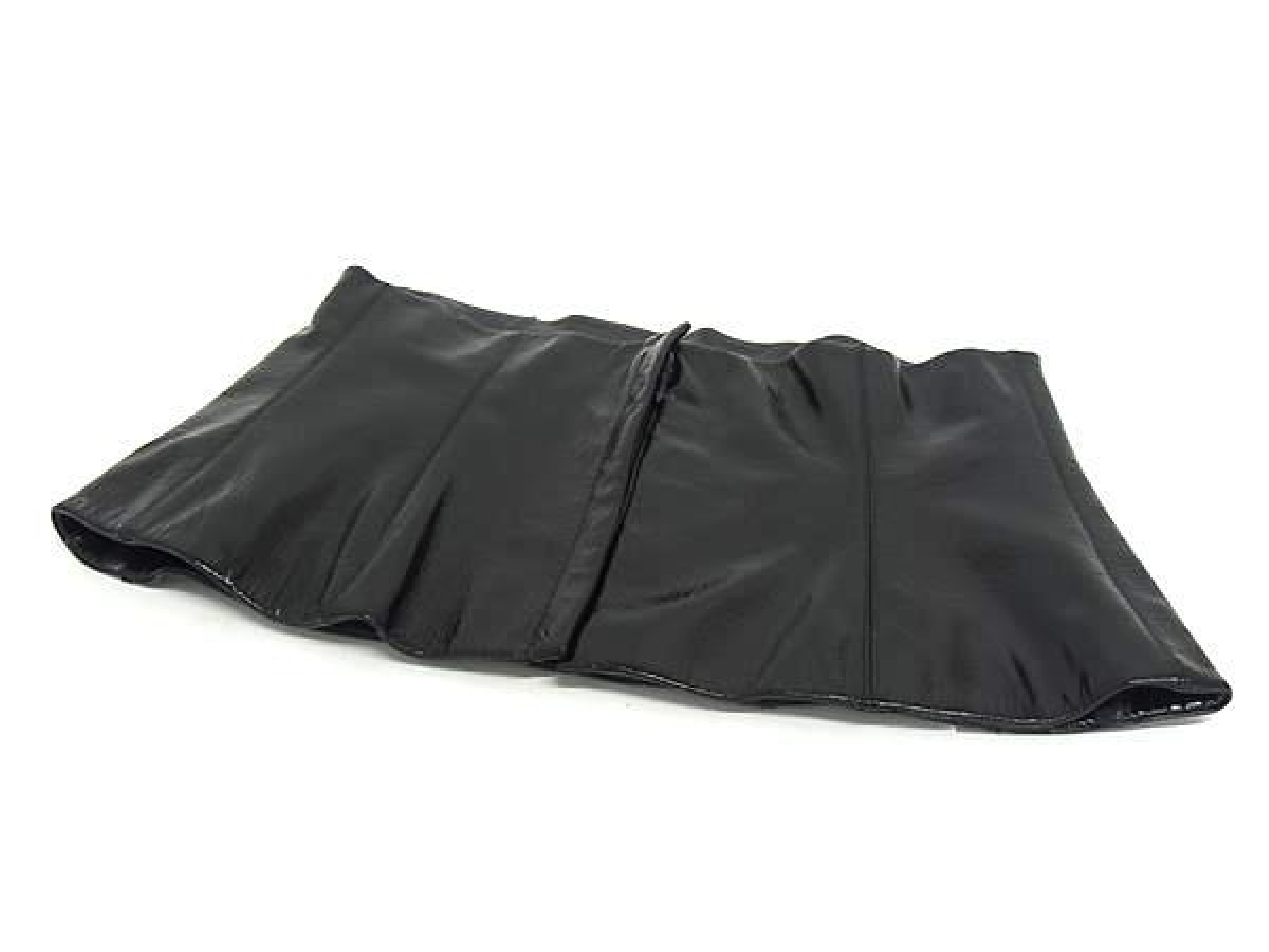 Lambskin Corset Belt, Size 38, Women's, Black, FY4178 (Other Accessories) — view 2