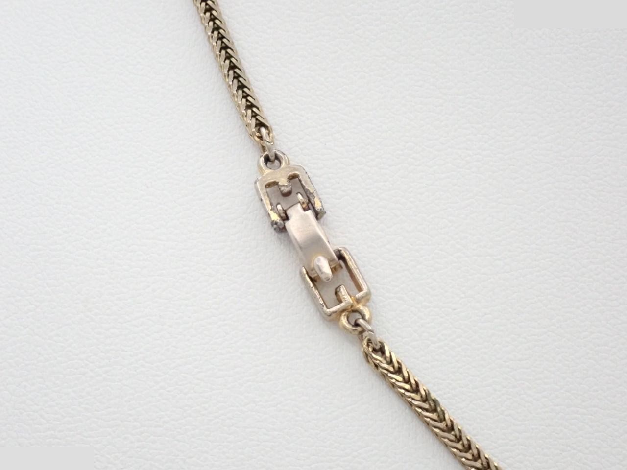 Gold necklace, chain approximately 42cm — view 2