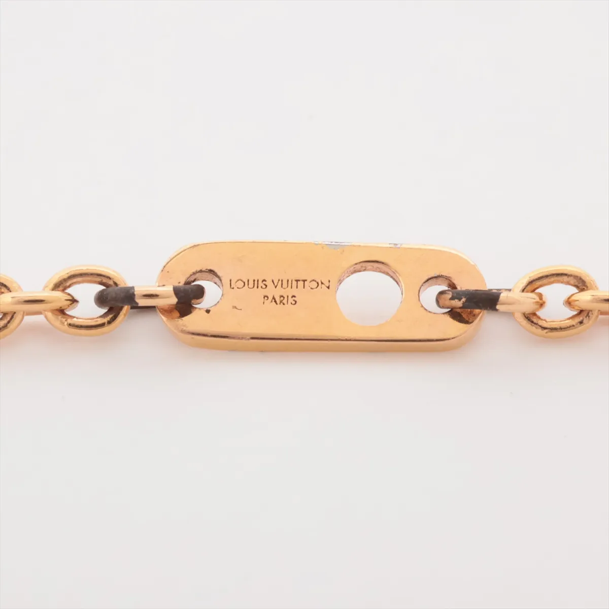 M00524 Pendant LV & Paris Arc de Triomphe DP0291 Necklace GP Gold - — view 4