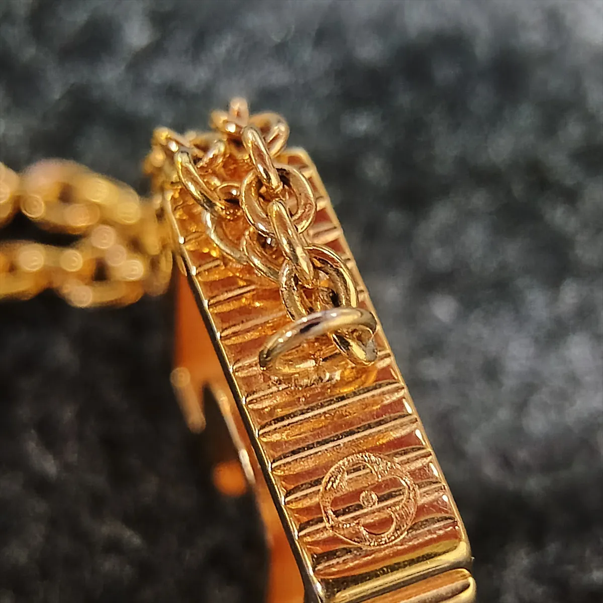 M00524 Pendant LV & Paris Arc de Triomphe DP0291 Necklace GP Gold - — view 7