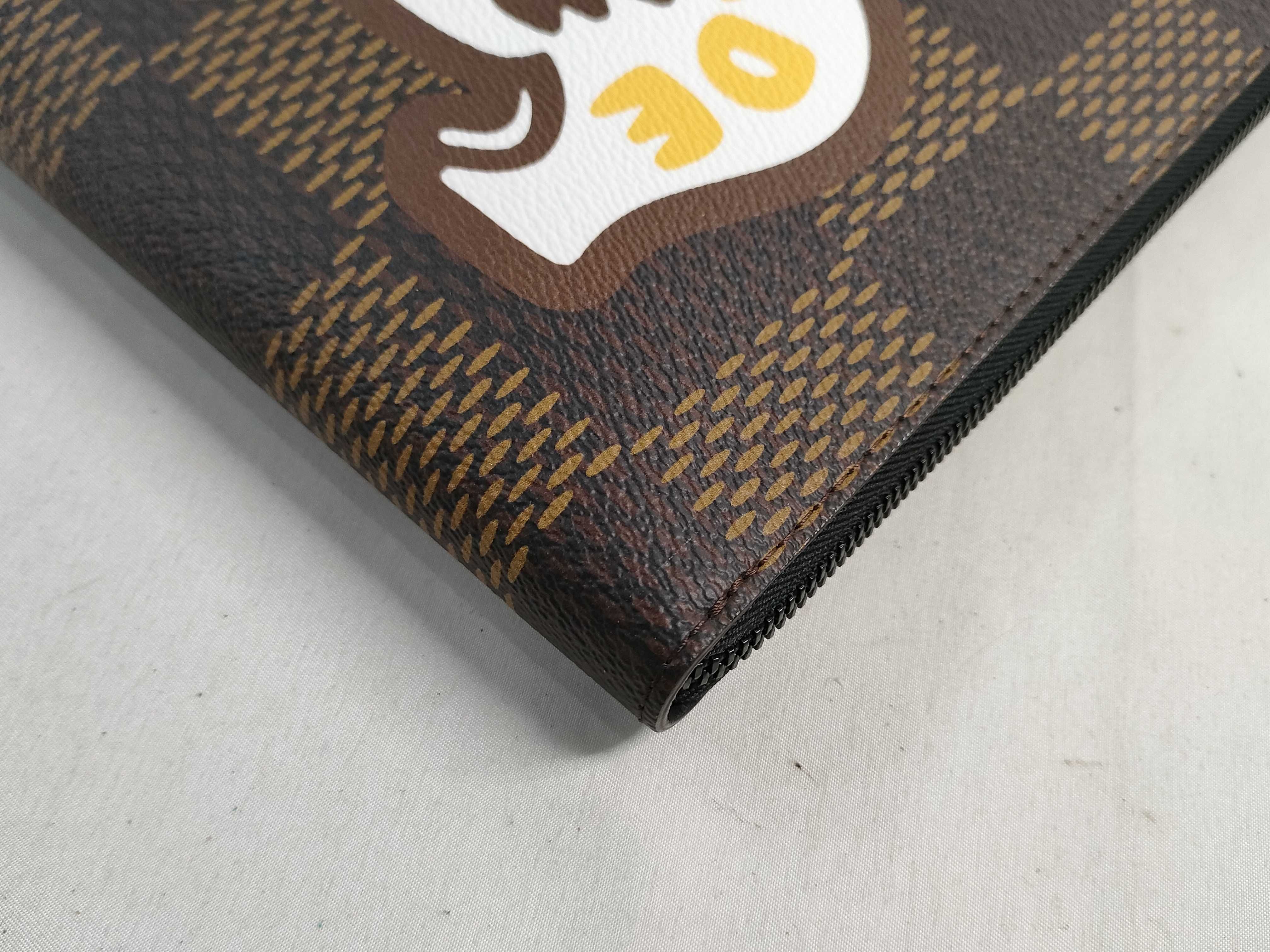 Damier x NIGO Damier Giant Pochette Jour GM N60390 Brown TY2200 Clutch Bag — view 3