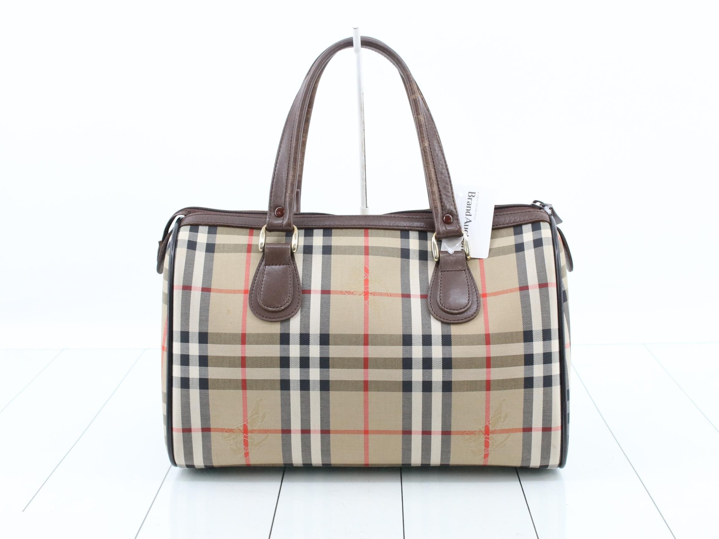 Burberrys Nova Check Leather Handbag — view 2